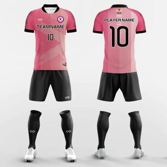 Maillot + short sublimé Rose (Avec les 8 maillots)