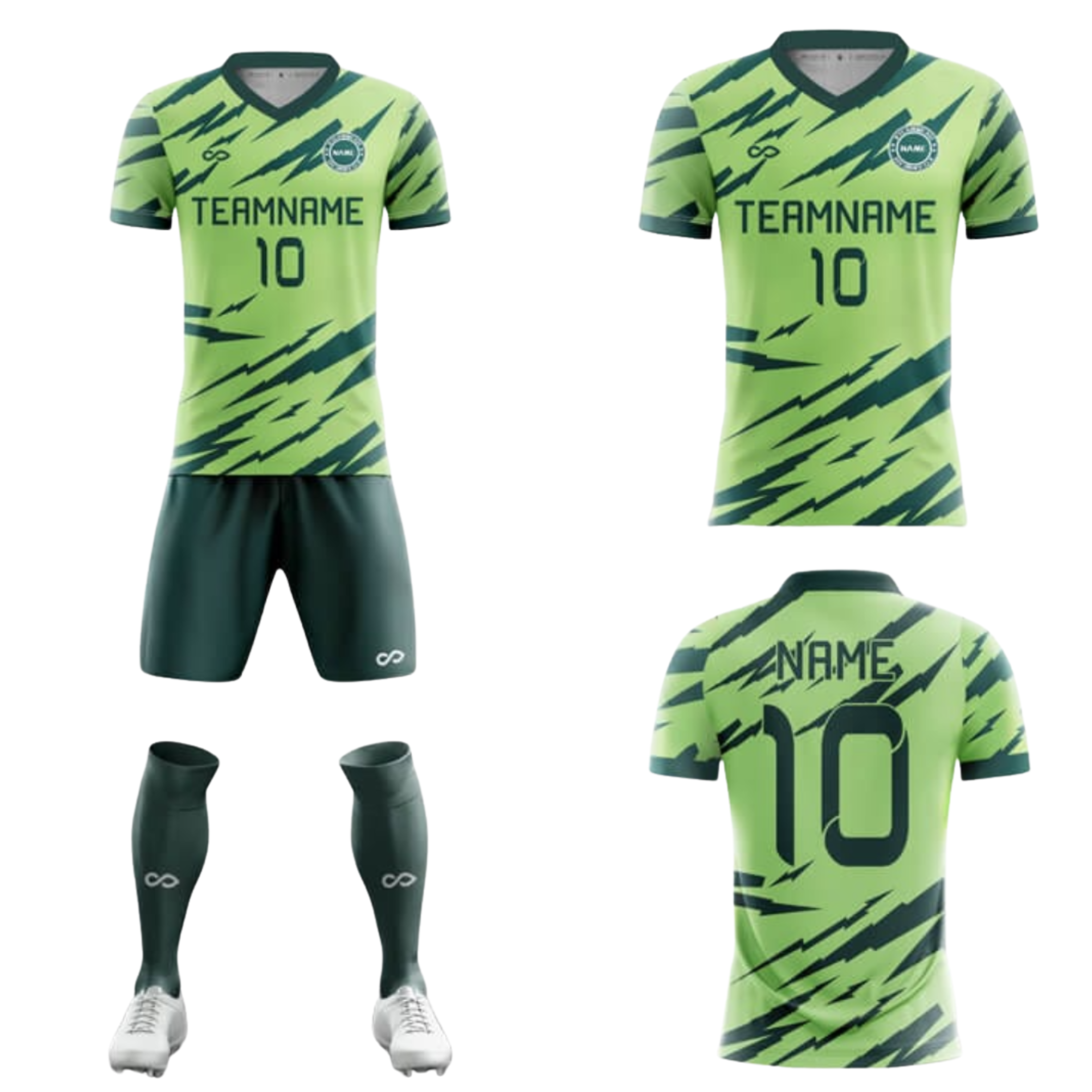 Tenue de match vert 002