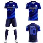 Tenue de match bleu 005