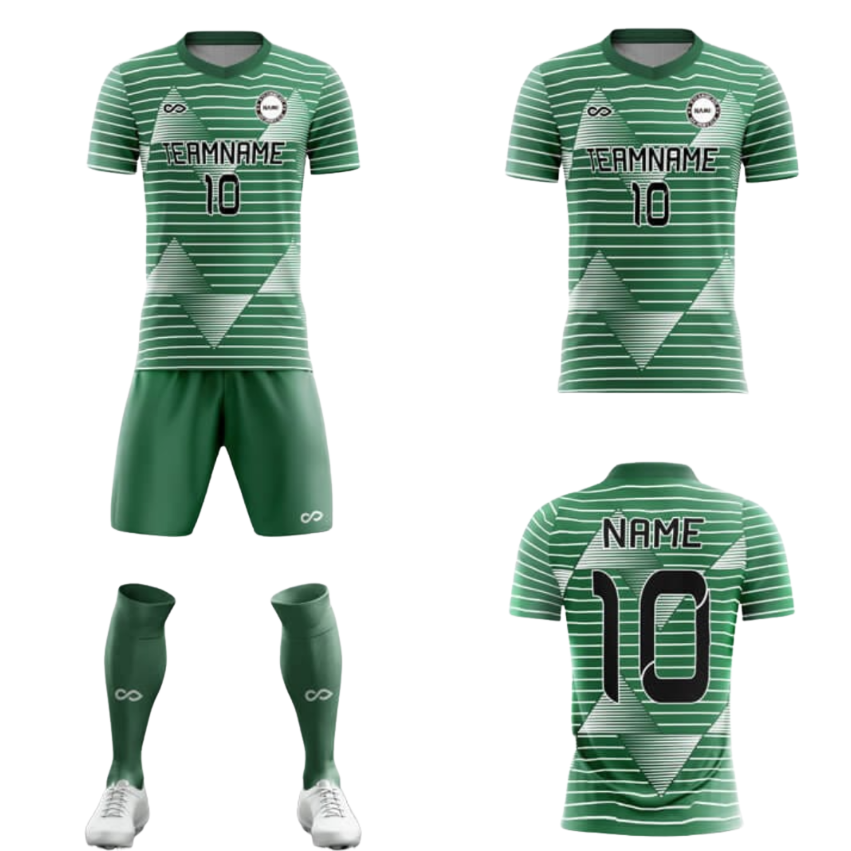 Tenue de match vert 004