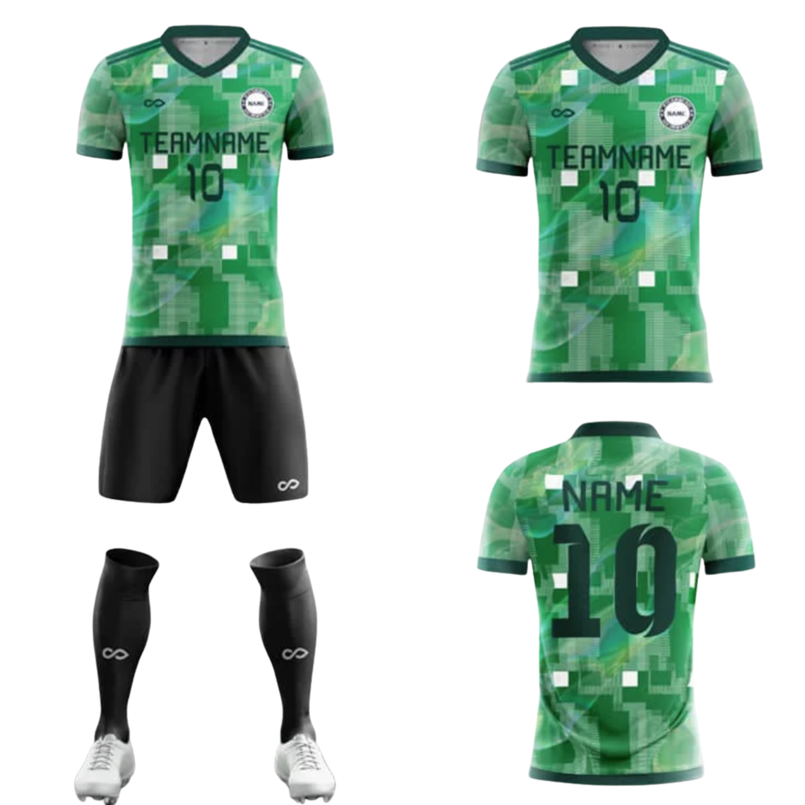 Tenue de match vert 005