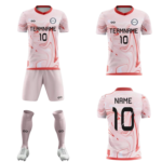 Tenue de match rose 001