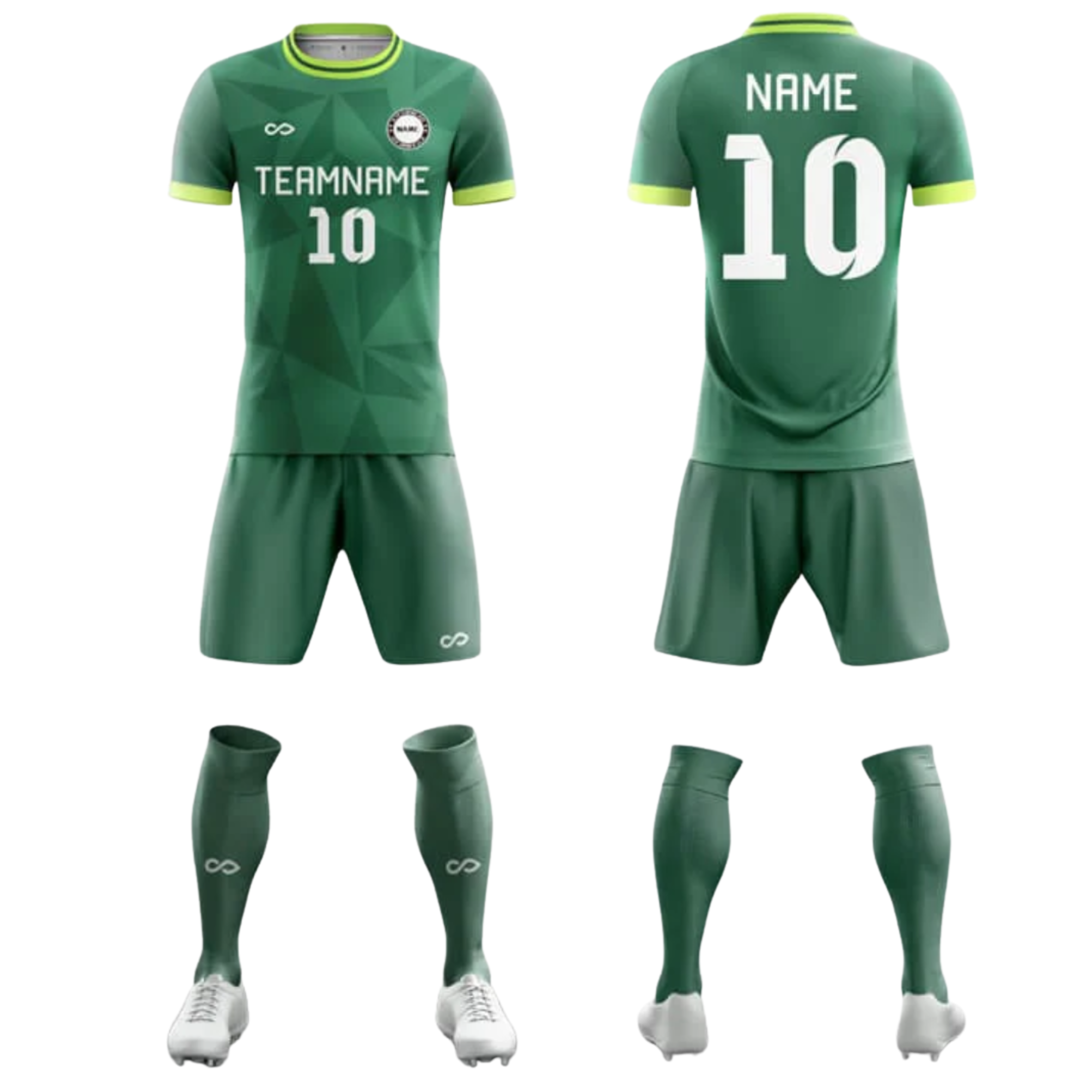 Tenue de match vert 001