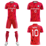 Tenue de match rouge 002