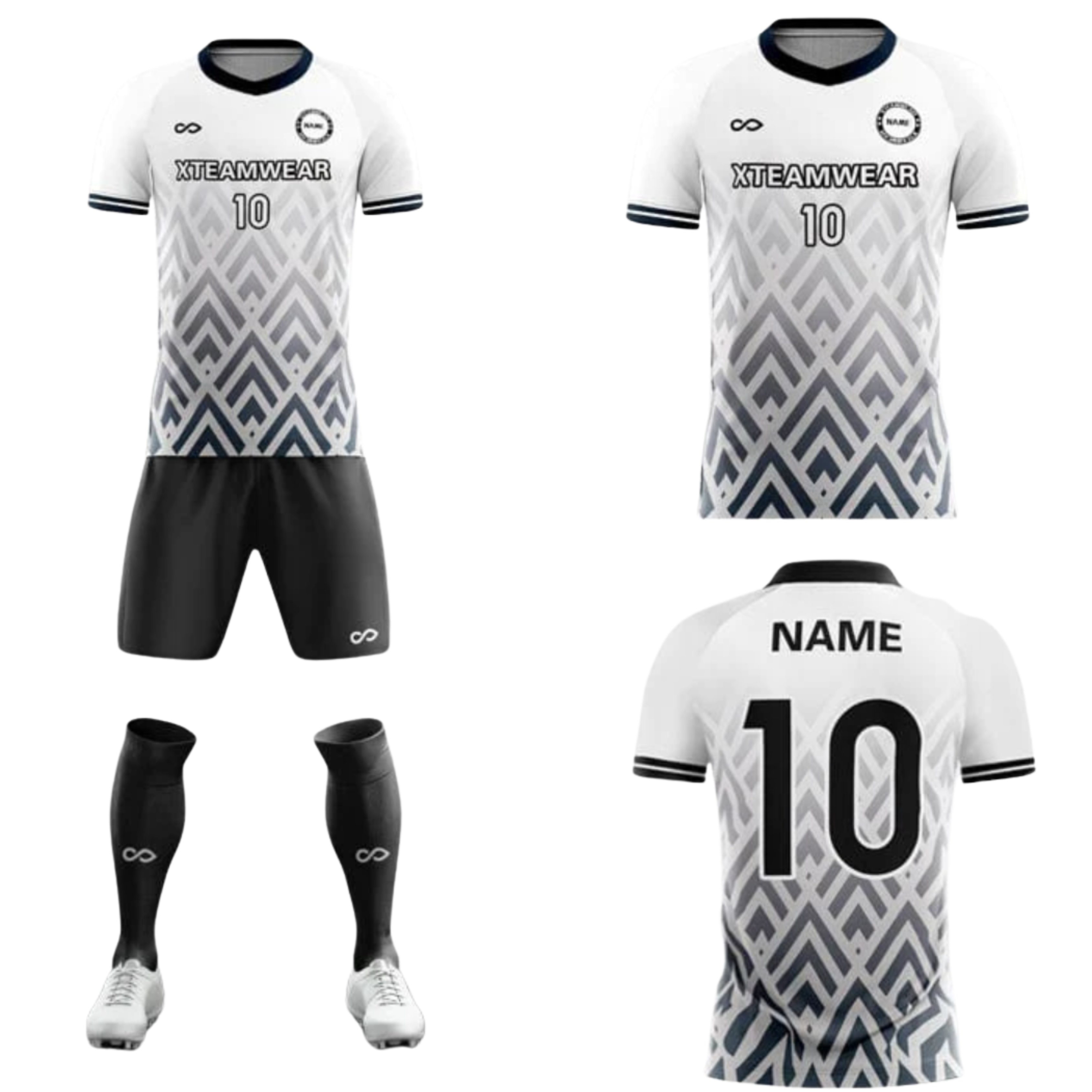 Tenue de match blanche 004