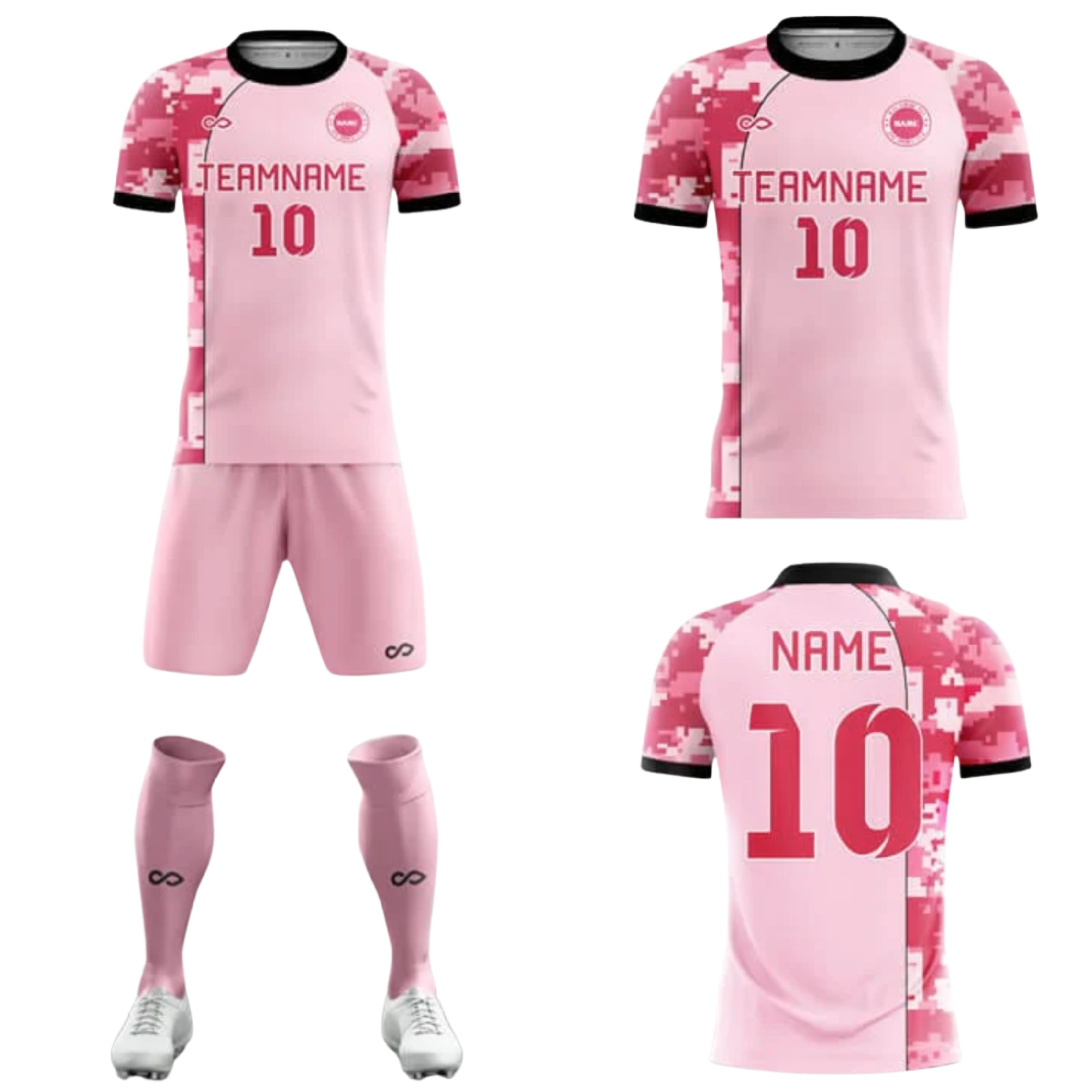Tenue de match rose 003