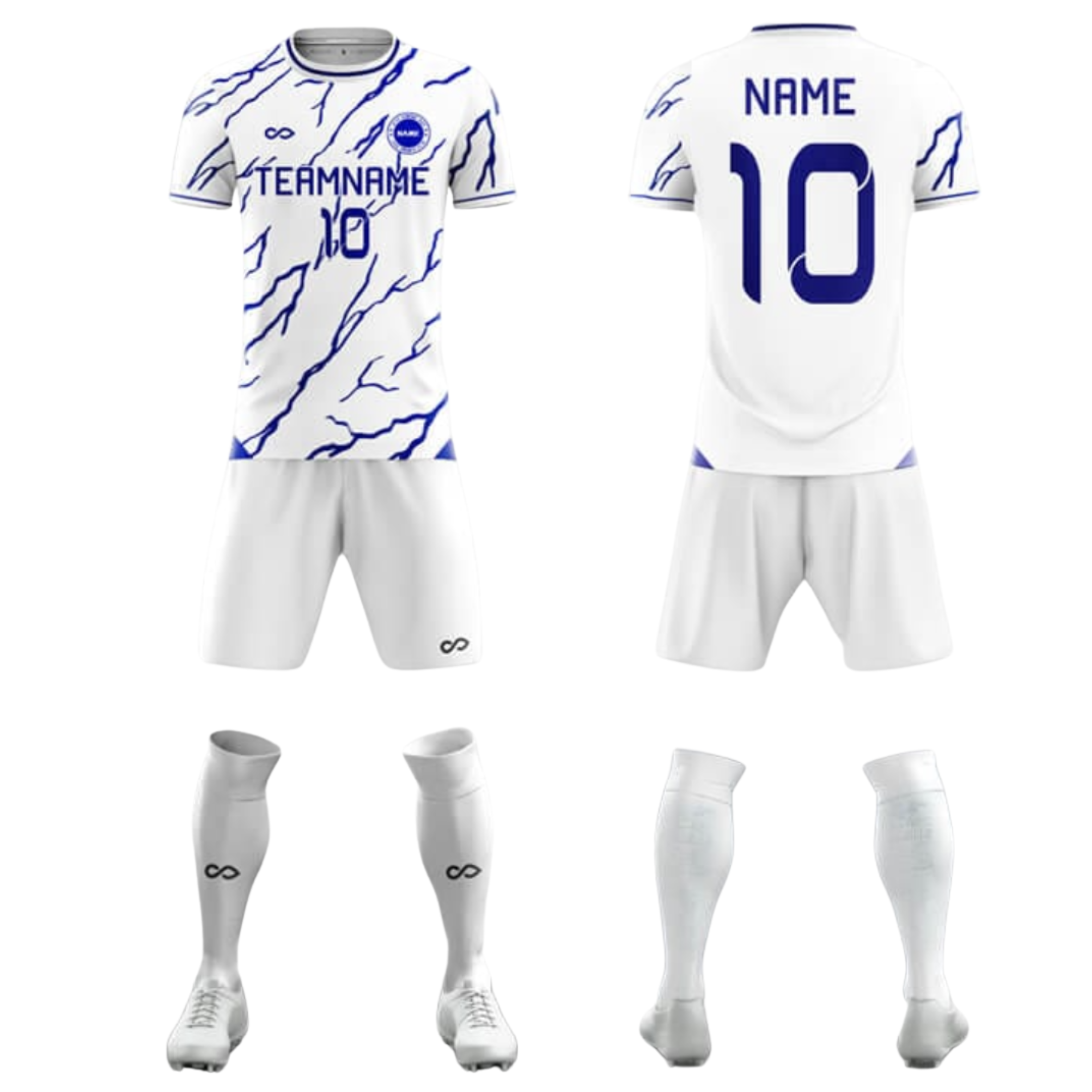 Tenue de match blanche 007