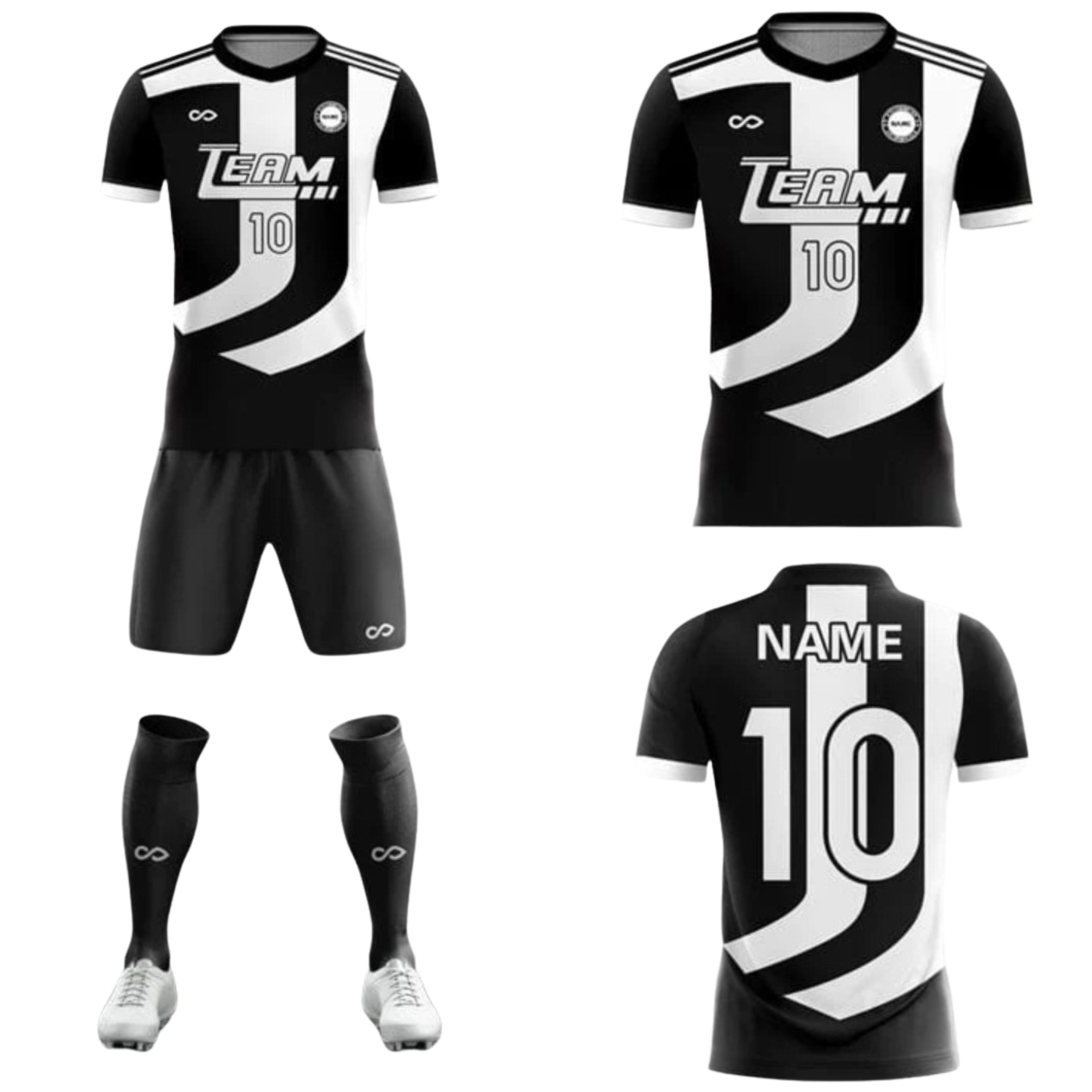 Tenue de match blanche 009