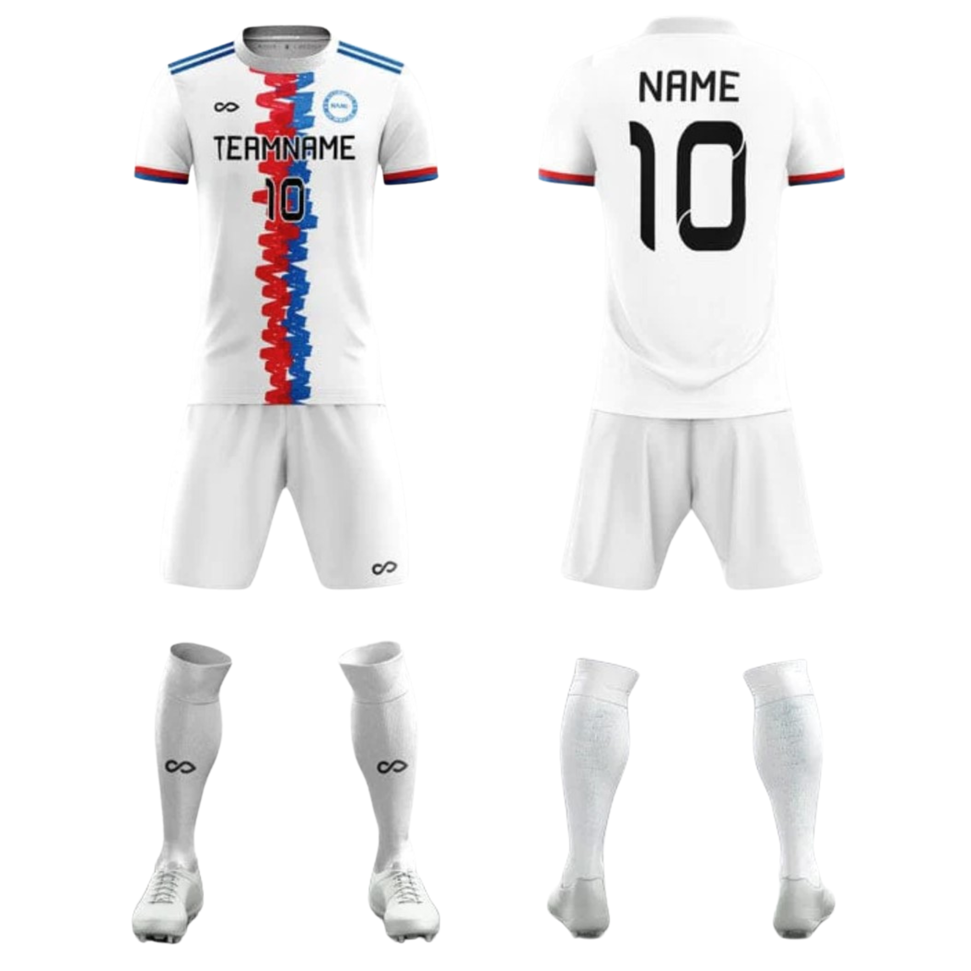 Tenue de match blanche 010