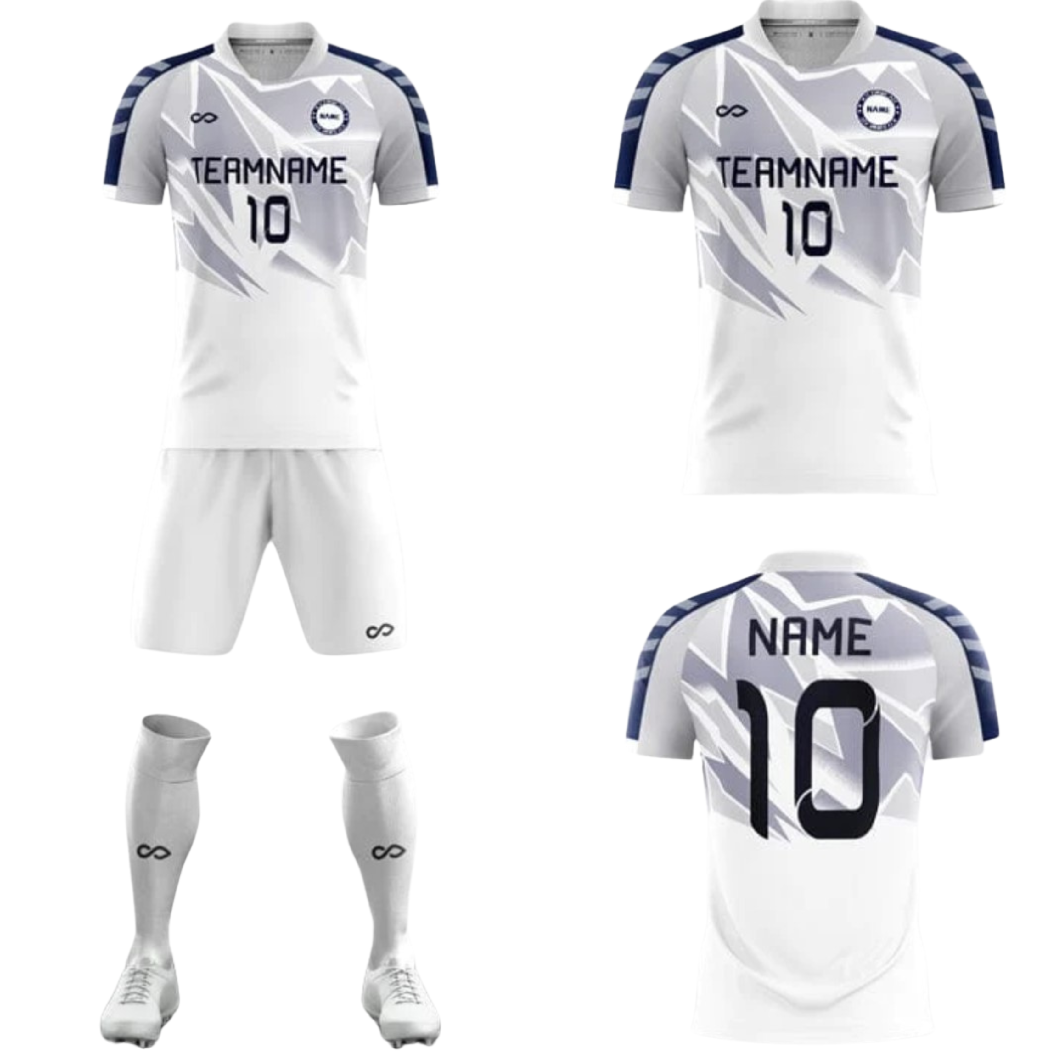 Tenue de match blanche 012