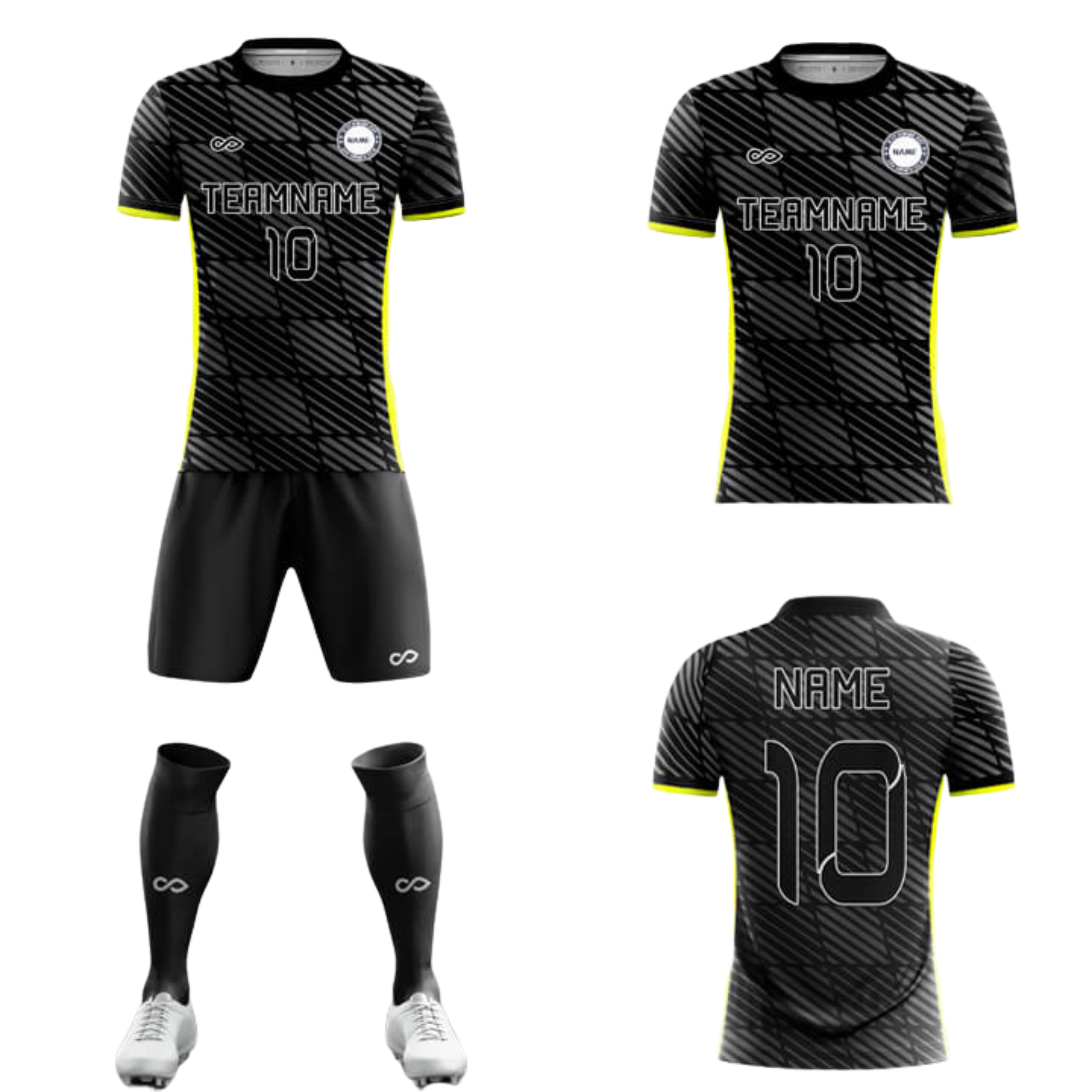 Tenue de match noir 002