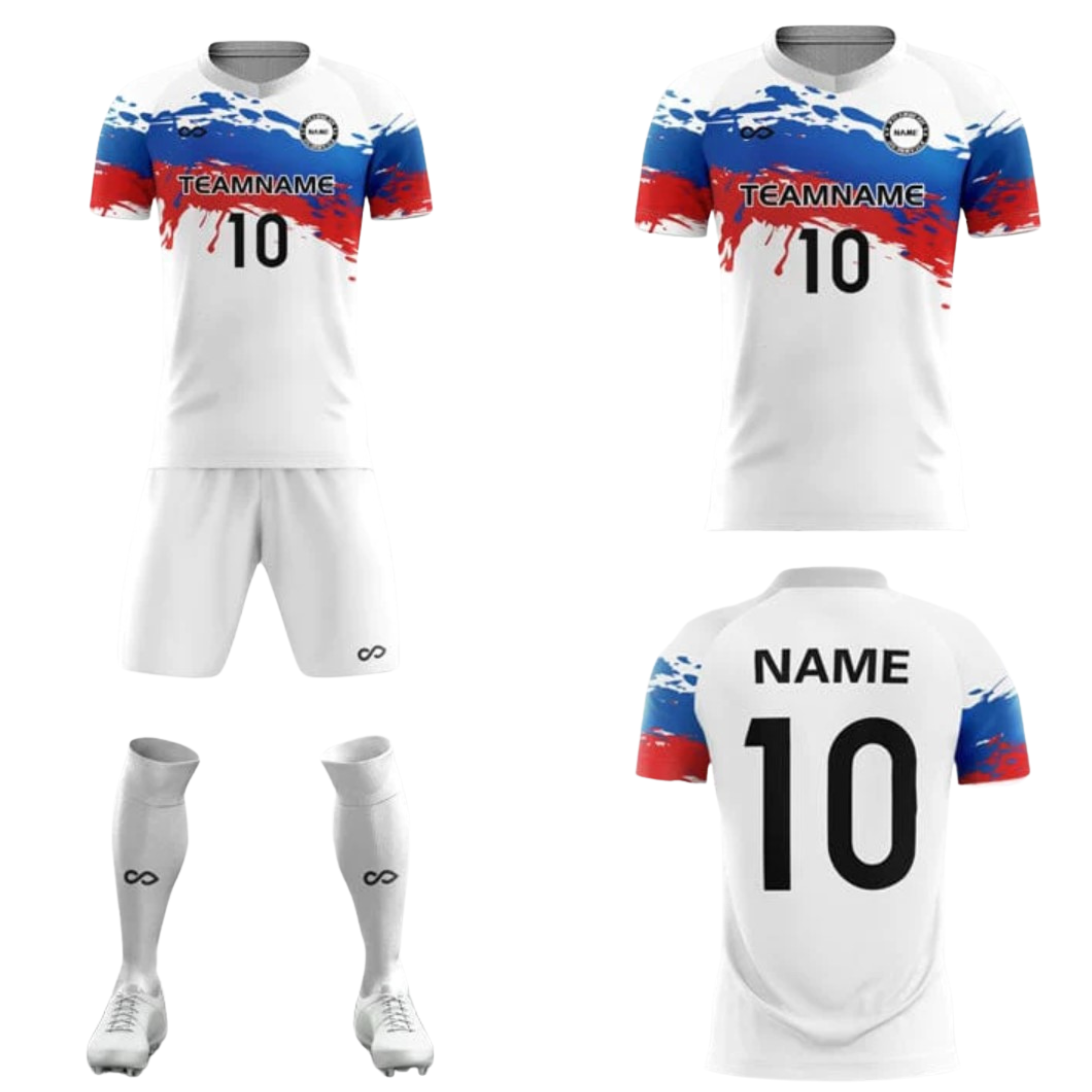 Tenue de match blanche 013