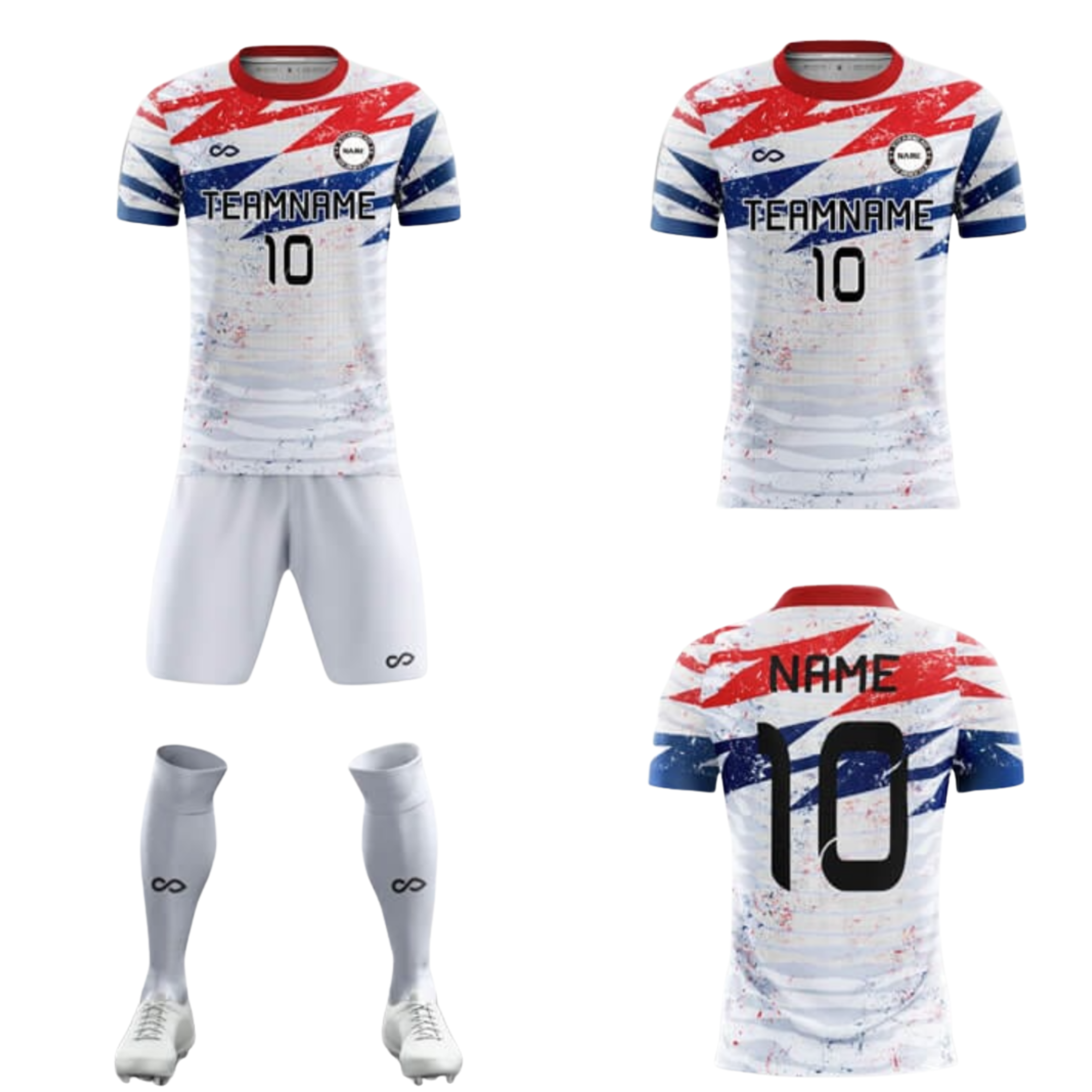 Tenue de match blanche 016