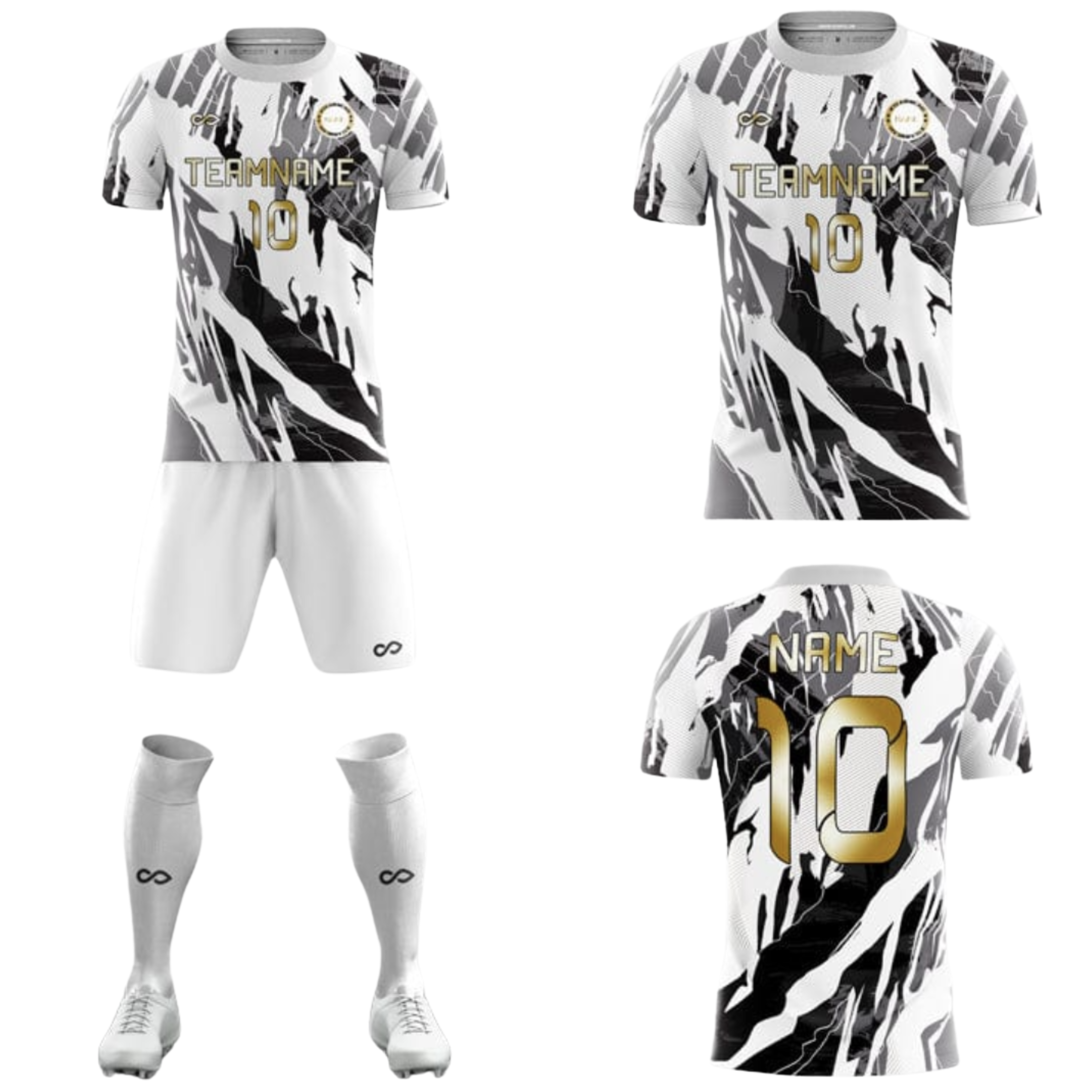 Tenue de match blanche 017