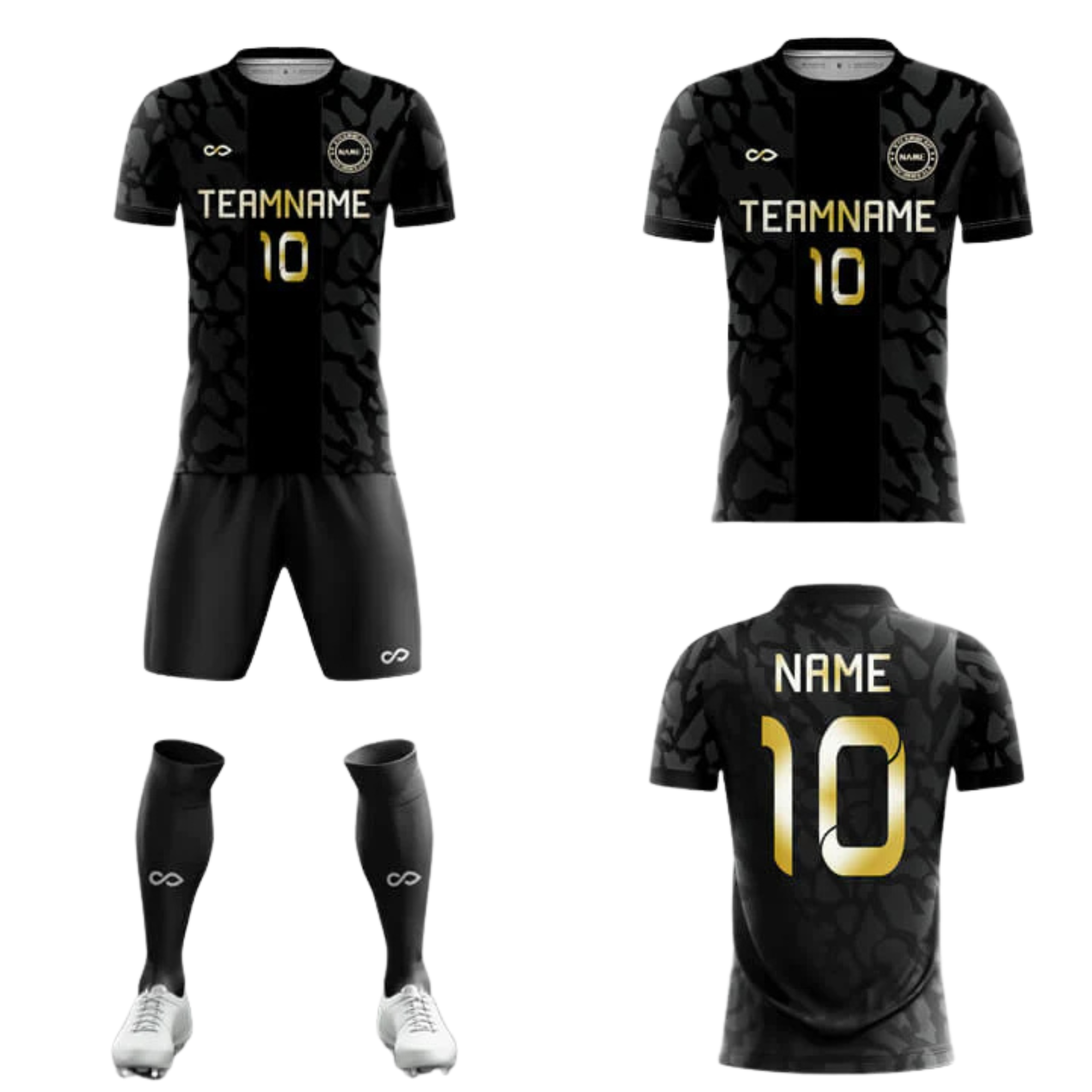 Tenue de match noir 006