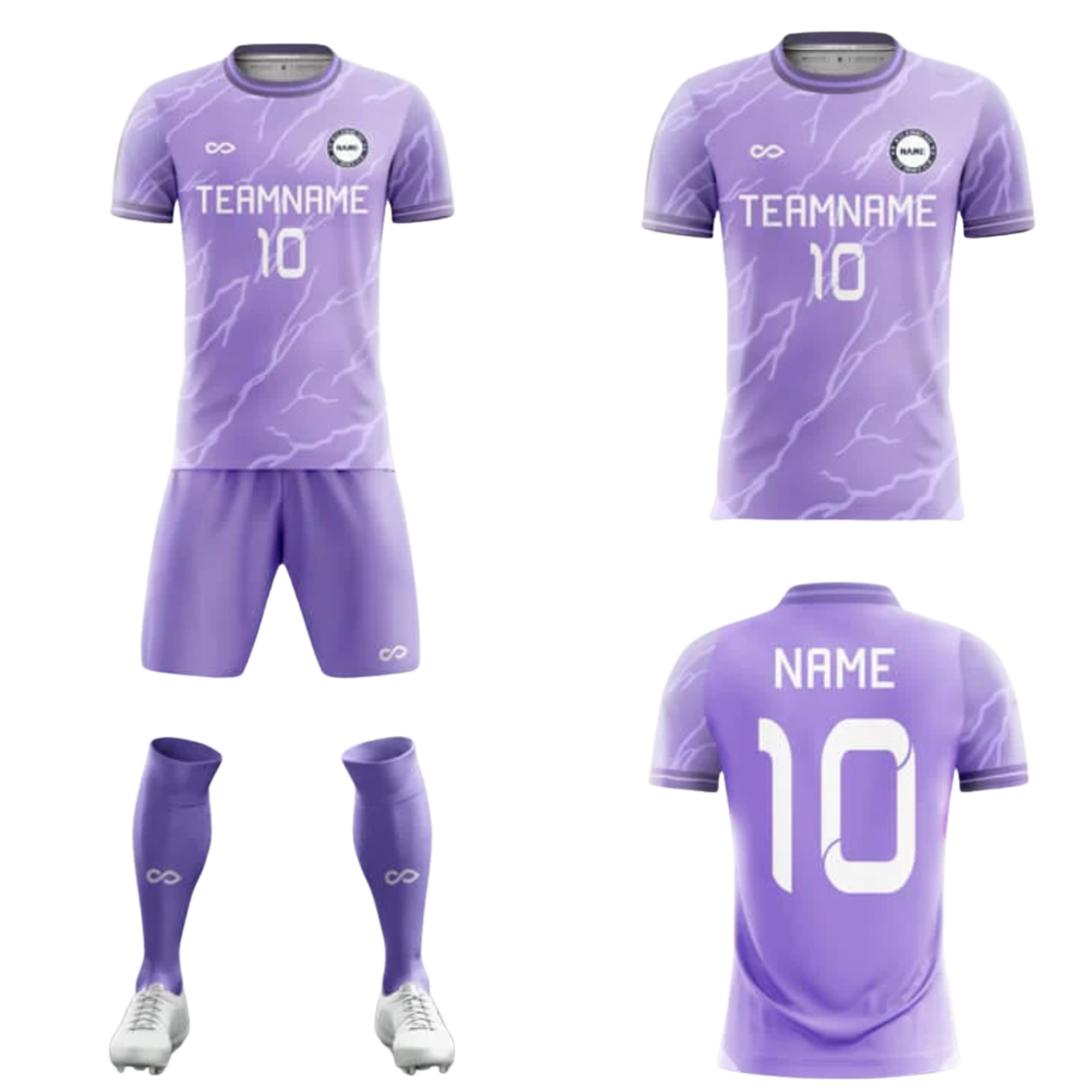Tenue de match violet 002