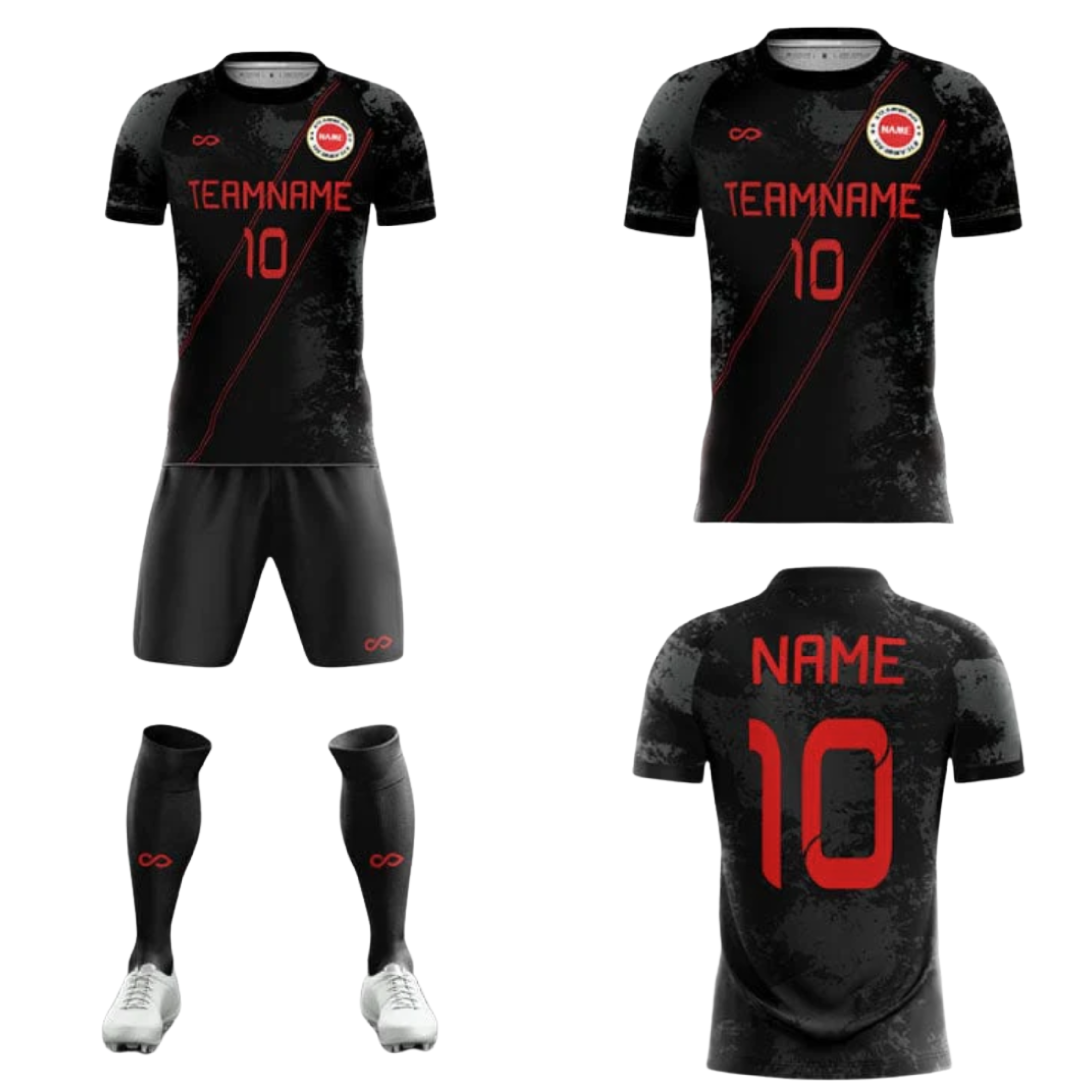 Tenue de match noir 003