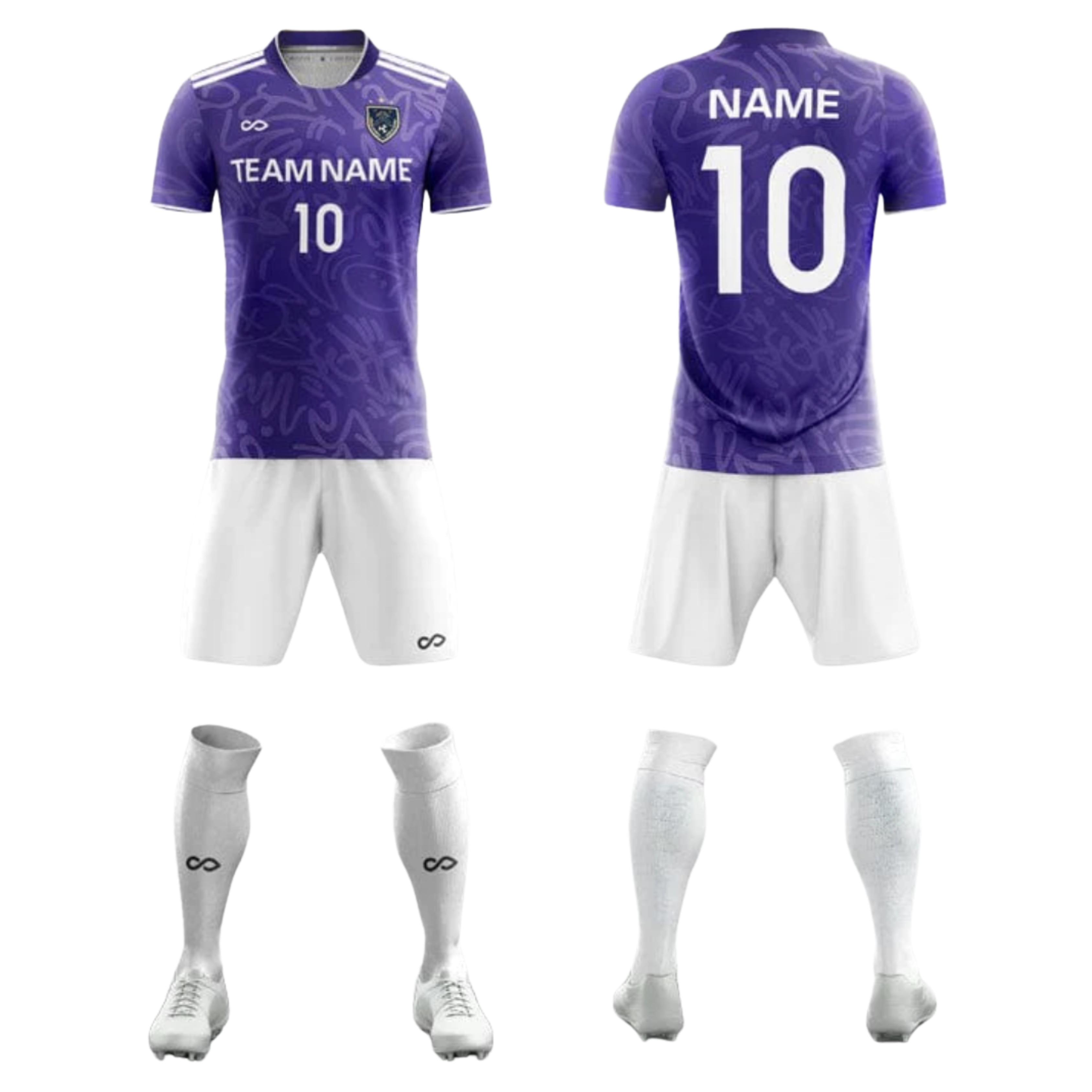 Tenue de match violet 005