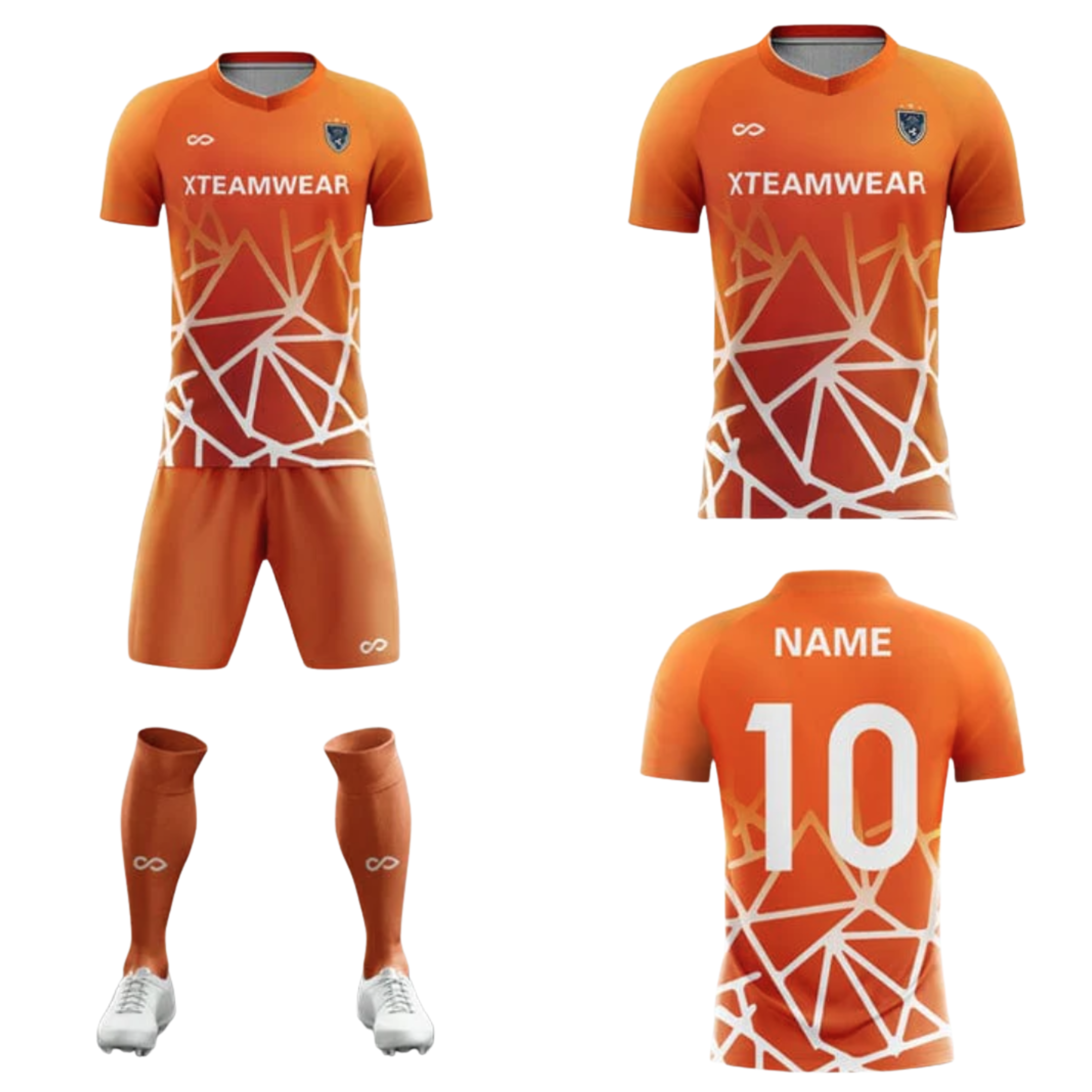 Tenue de match orange 001