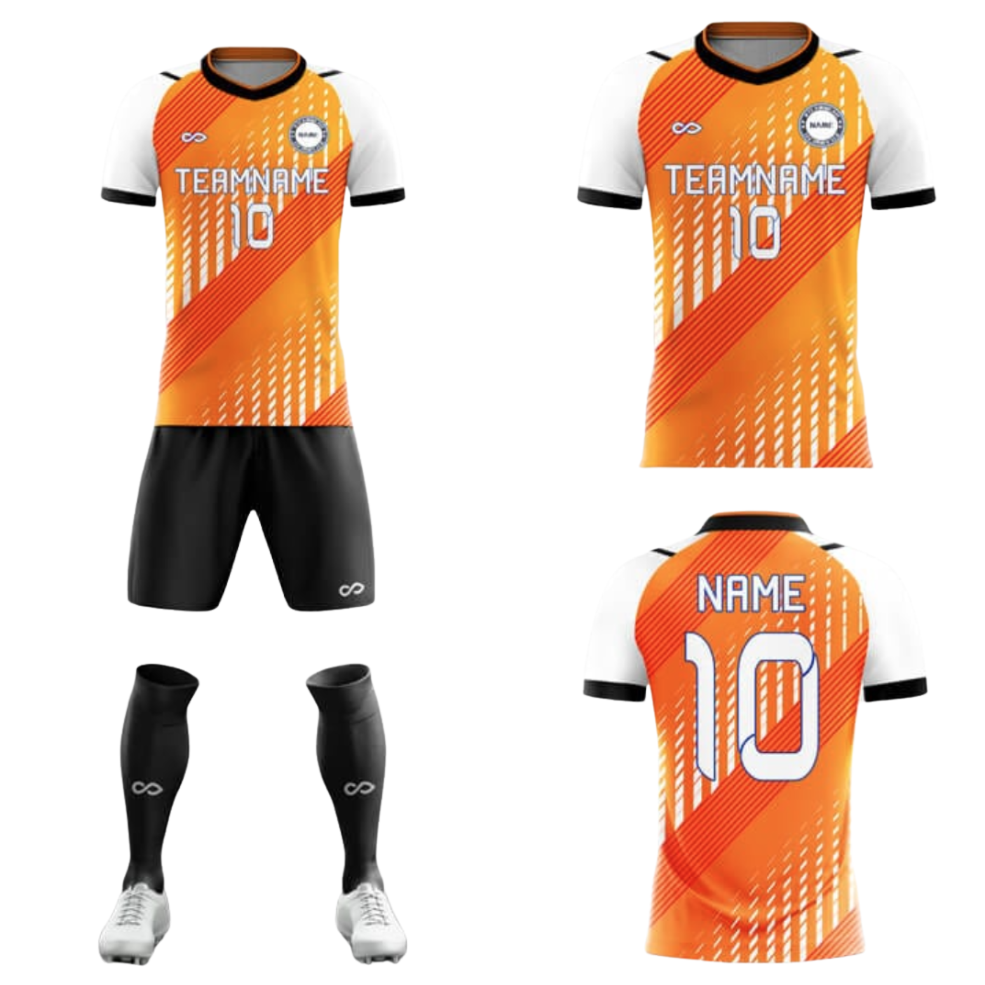Tenue de match orange 003
