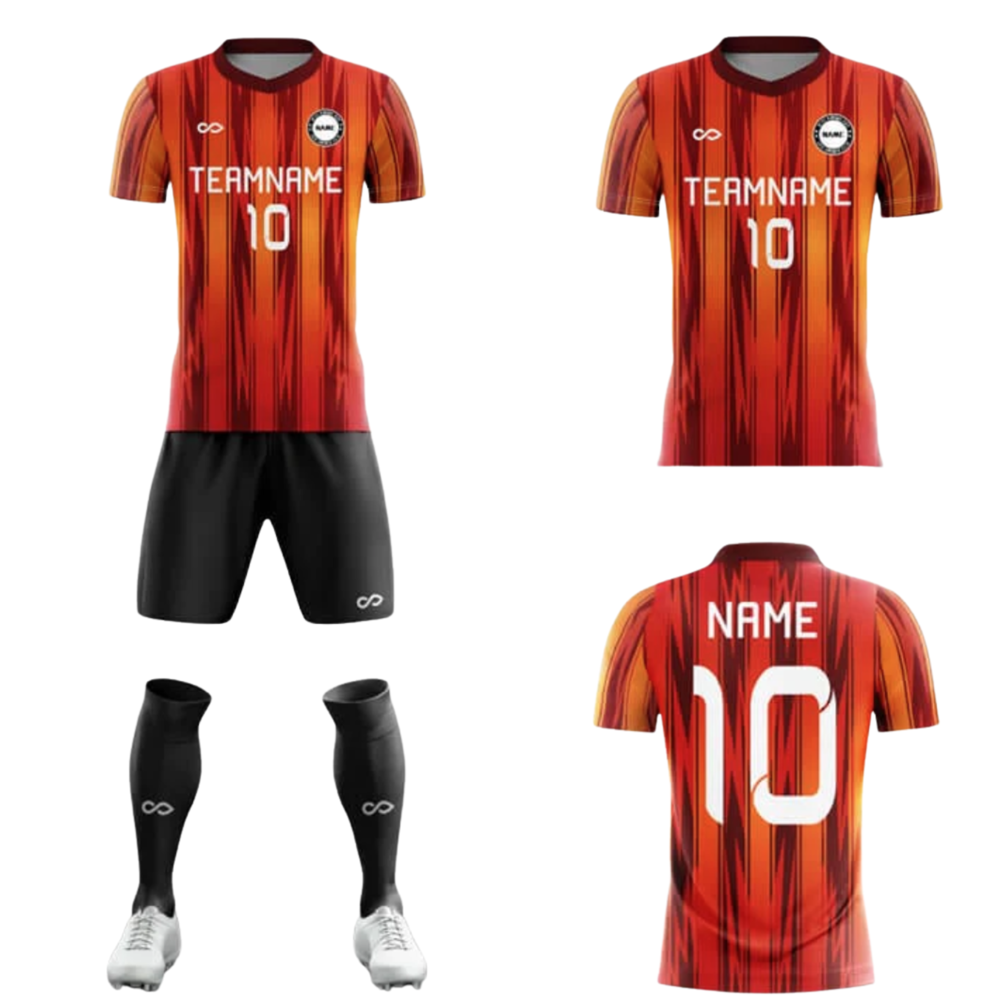 Tenue de match orange 004