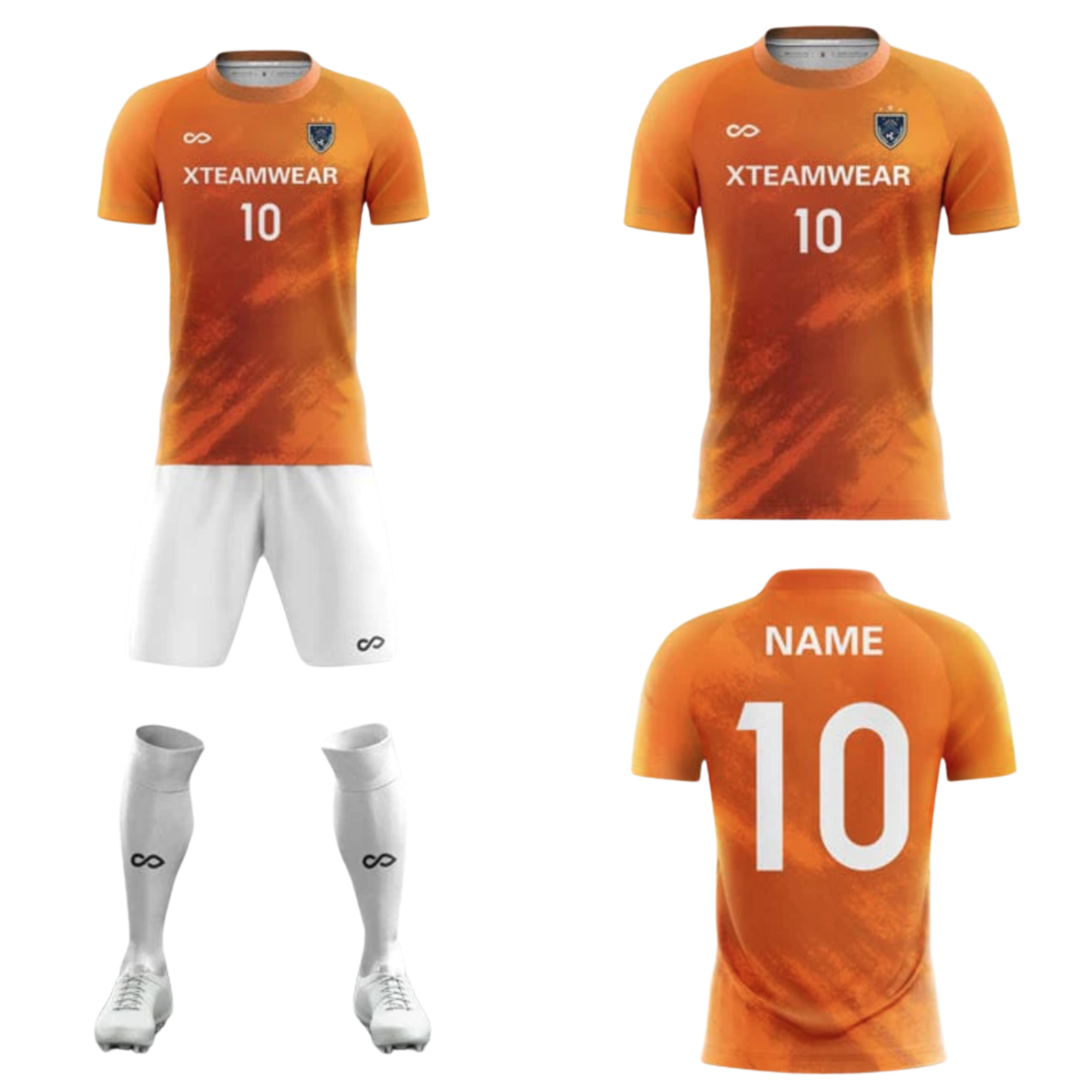 Tenue de match orange 011