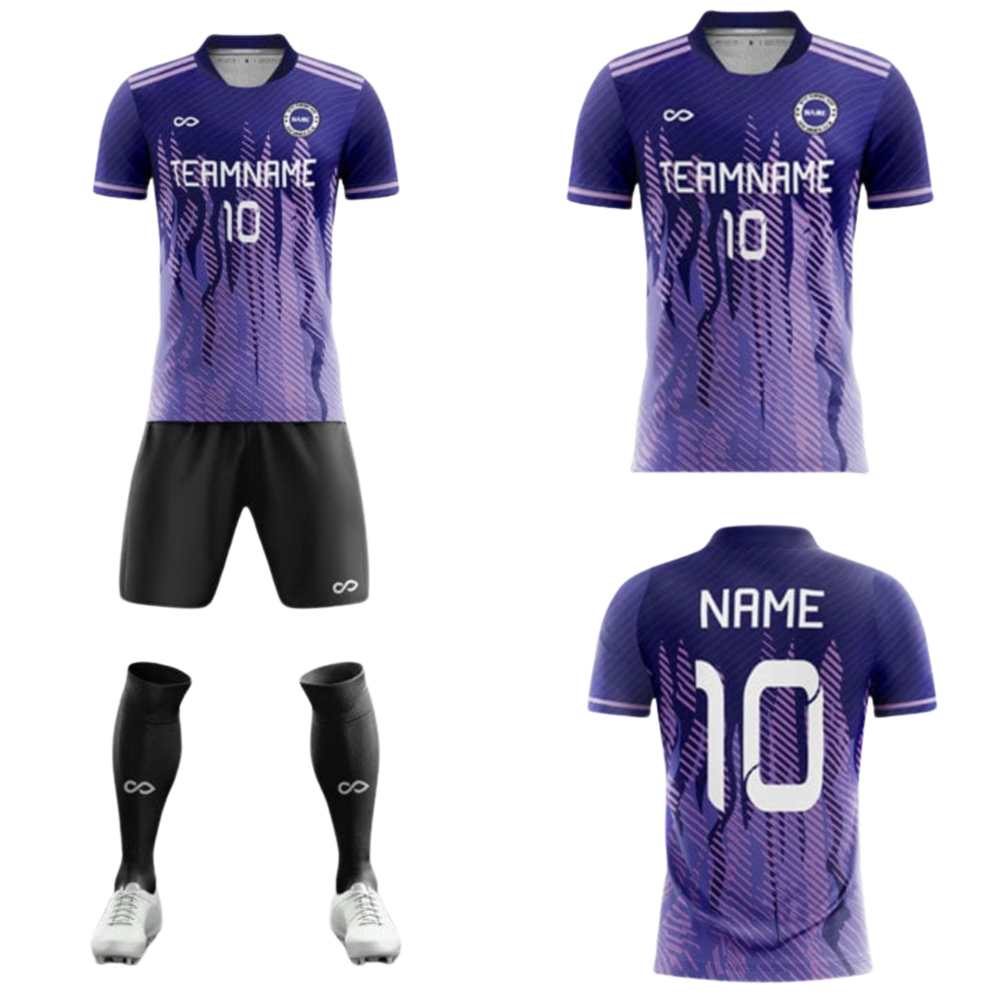Tenue de match violet 001