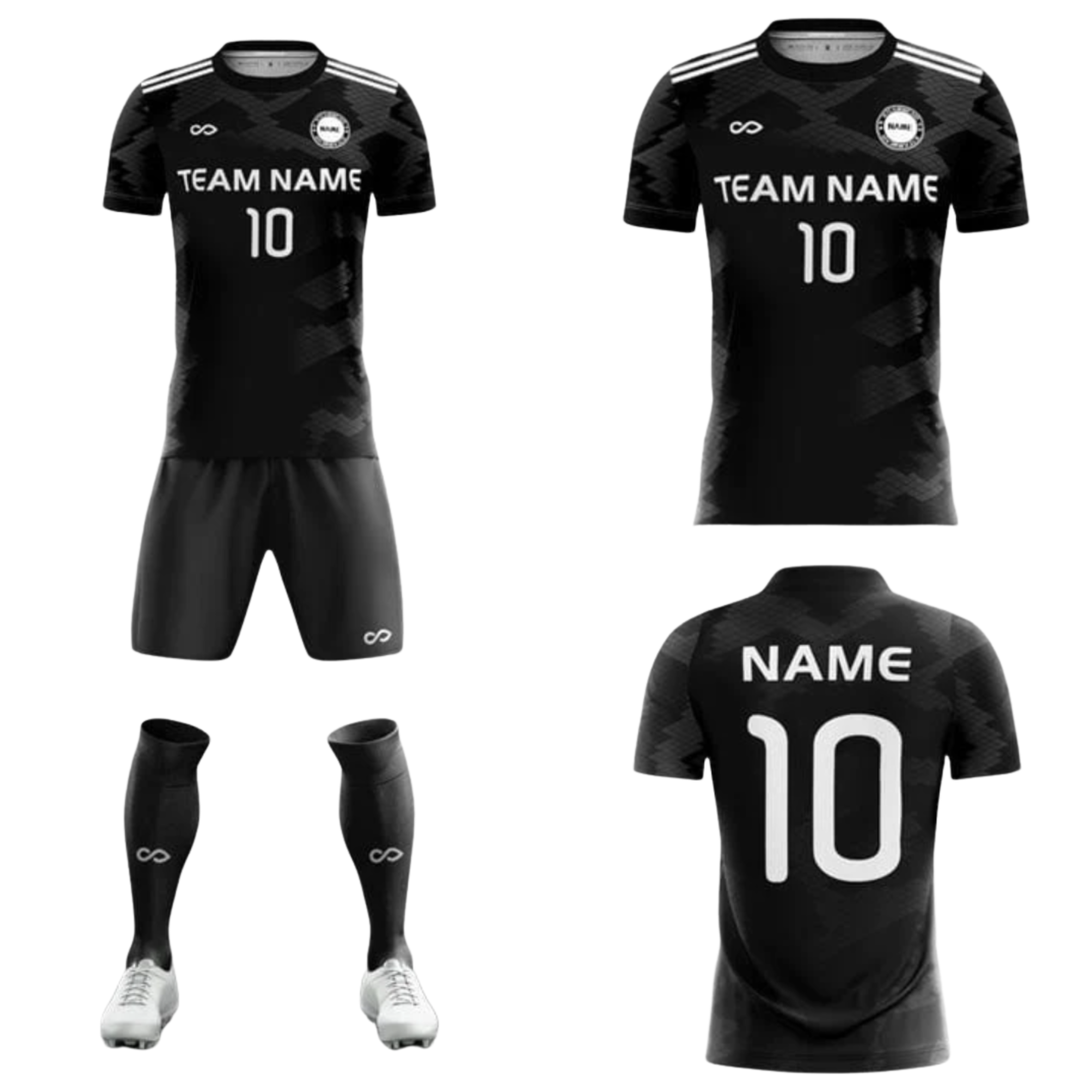 Tenue de match noir 004