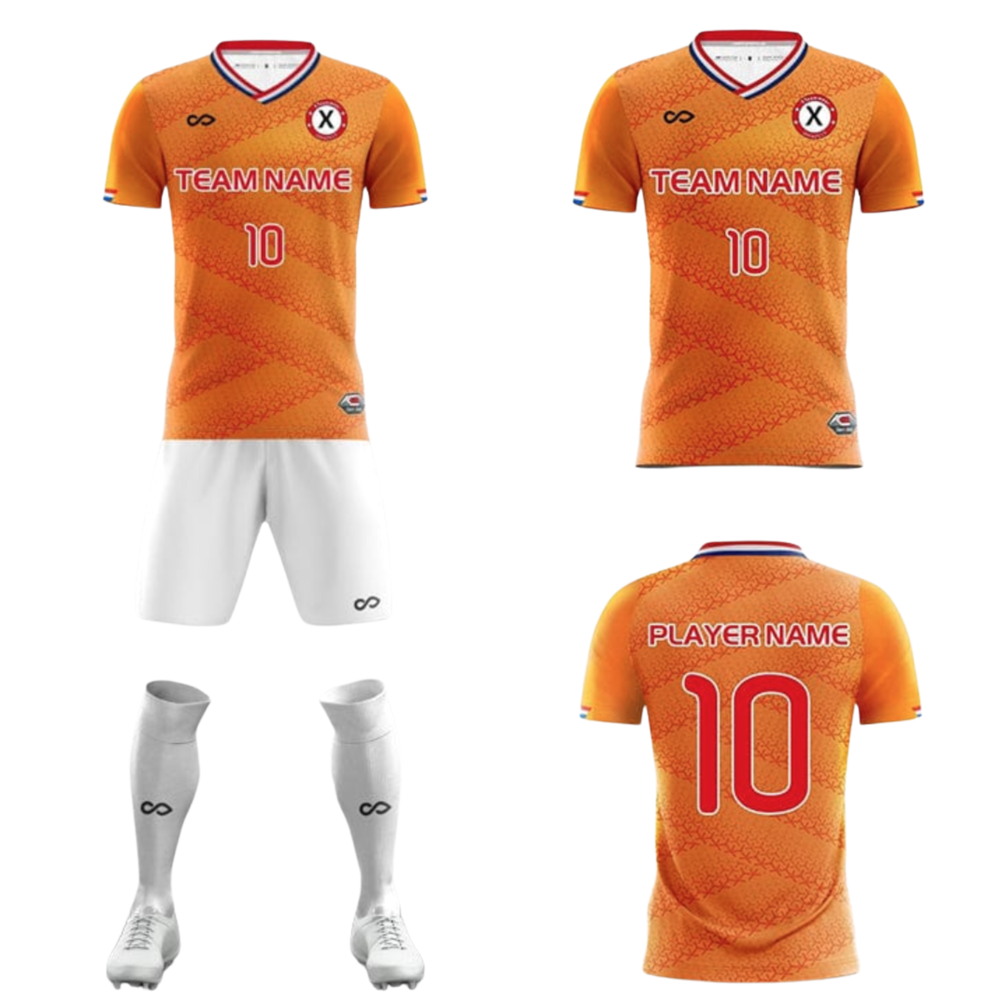Tenue de match orange 009