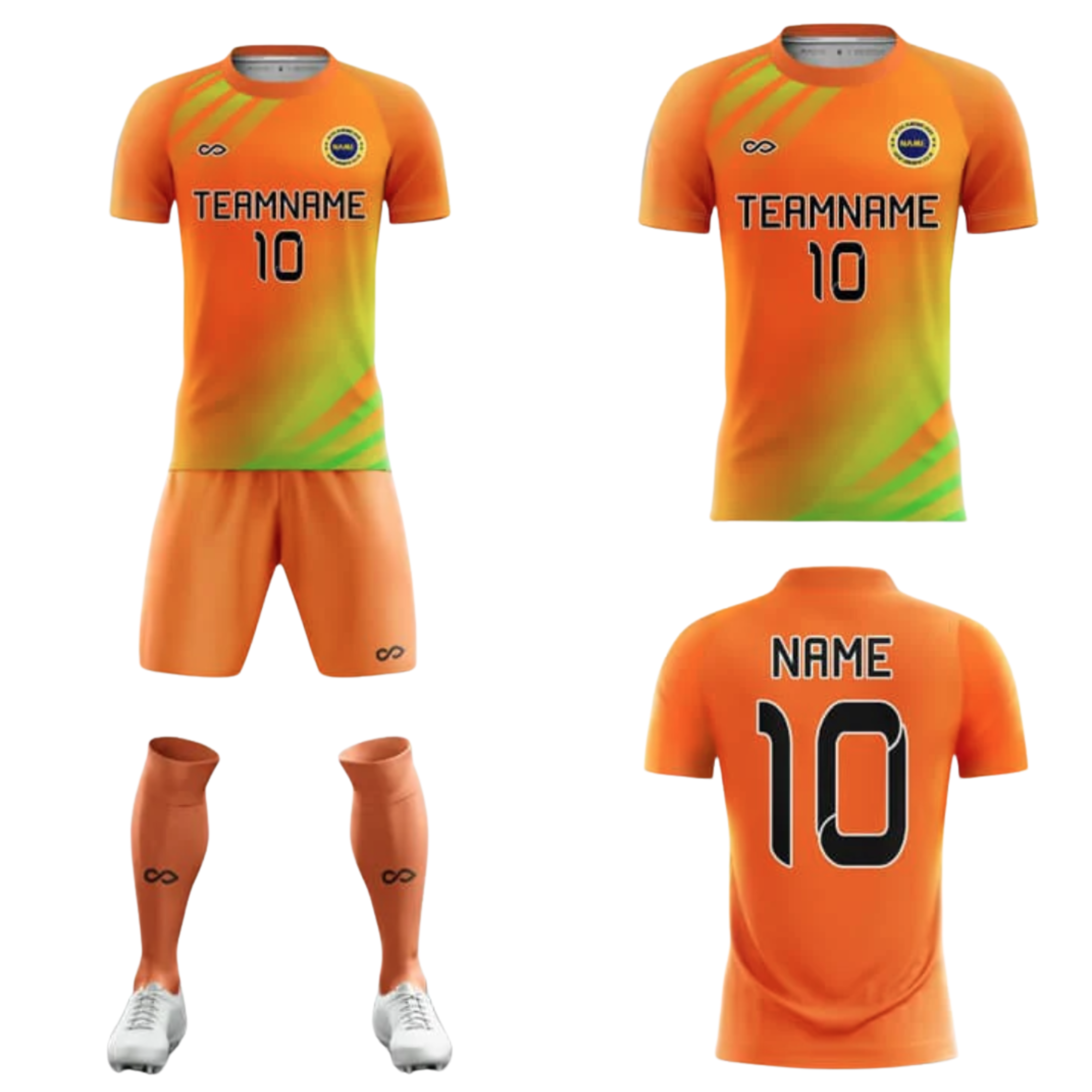 Tenue de match orange 008
