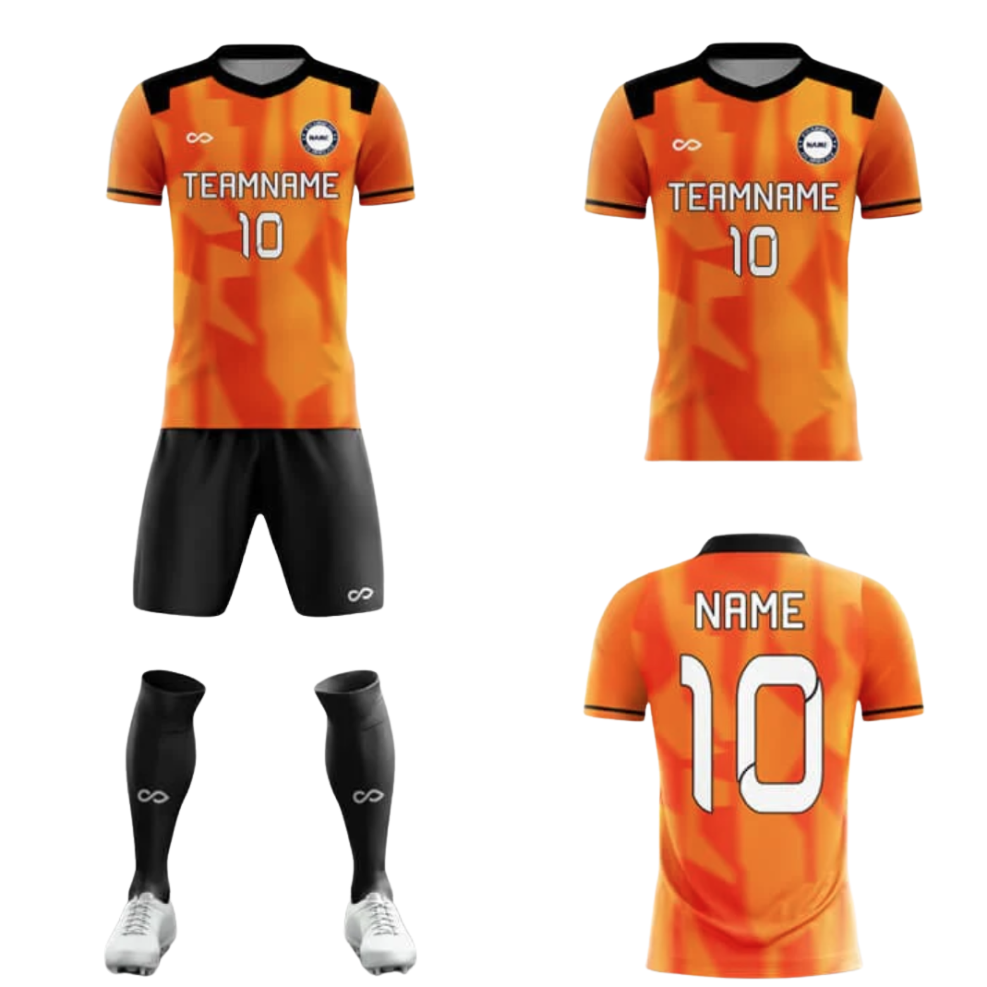 Tenue de match orange 006