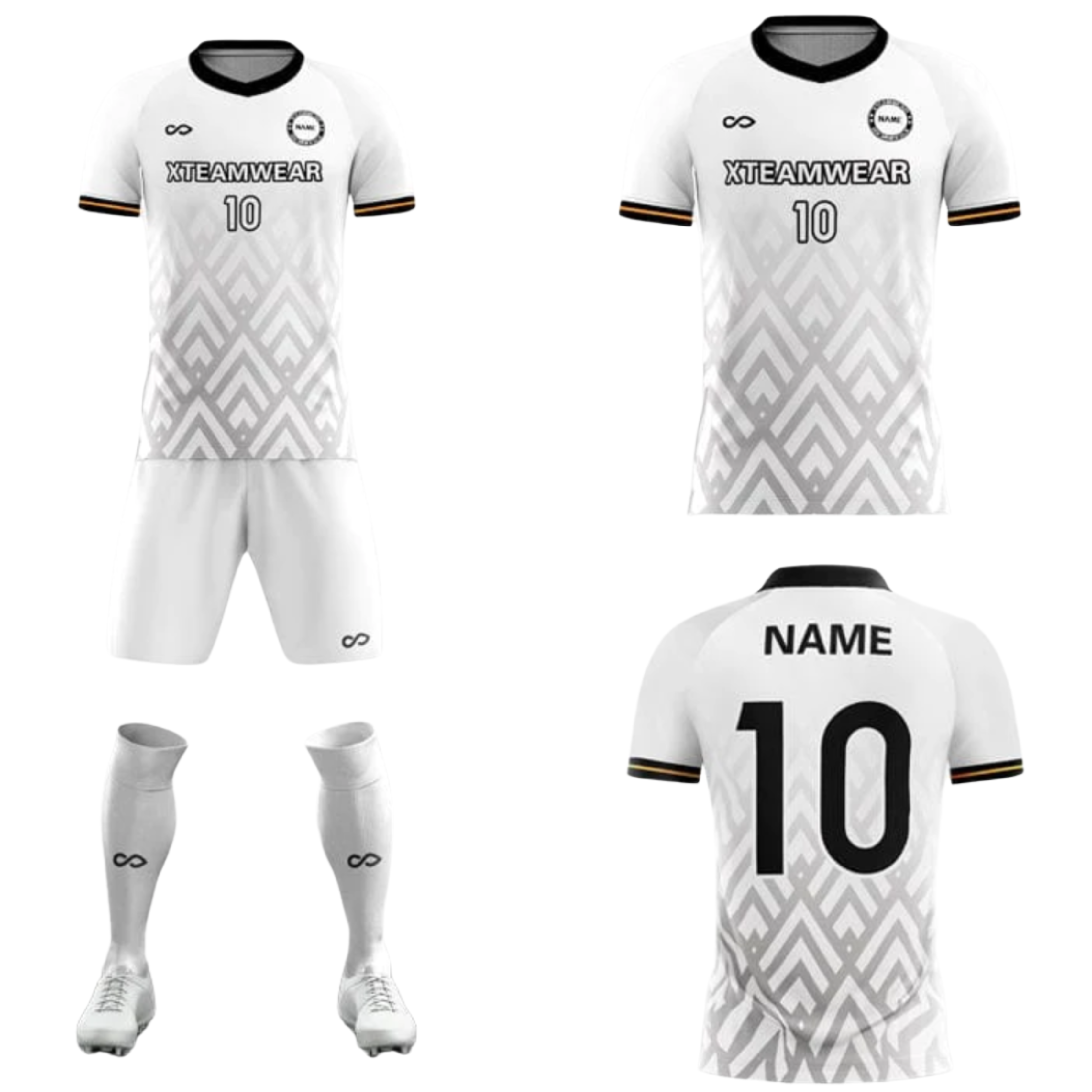 Tenue de match blanche 003