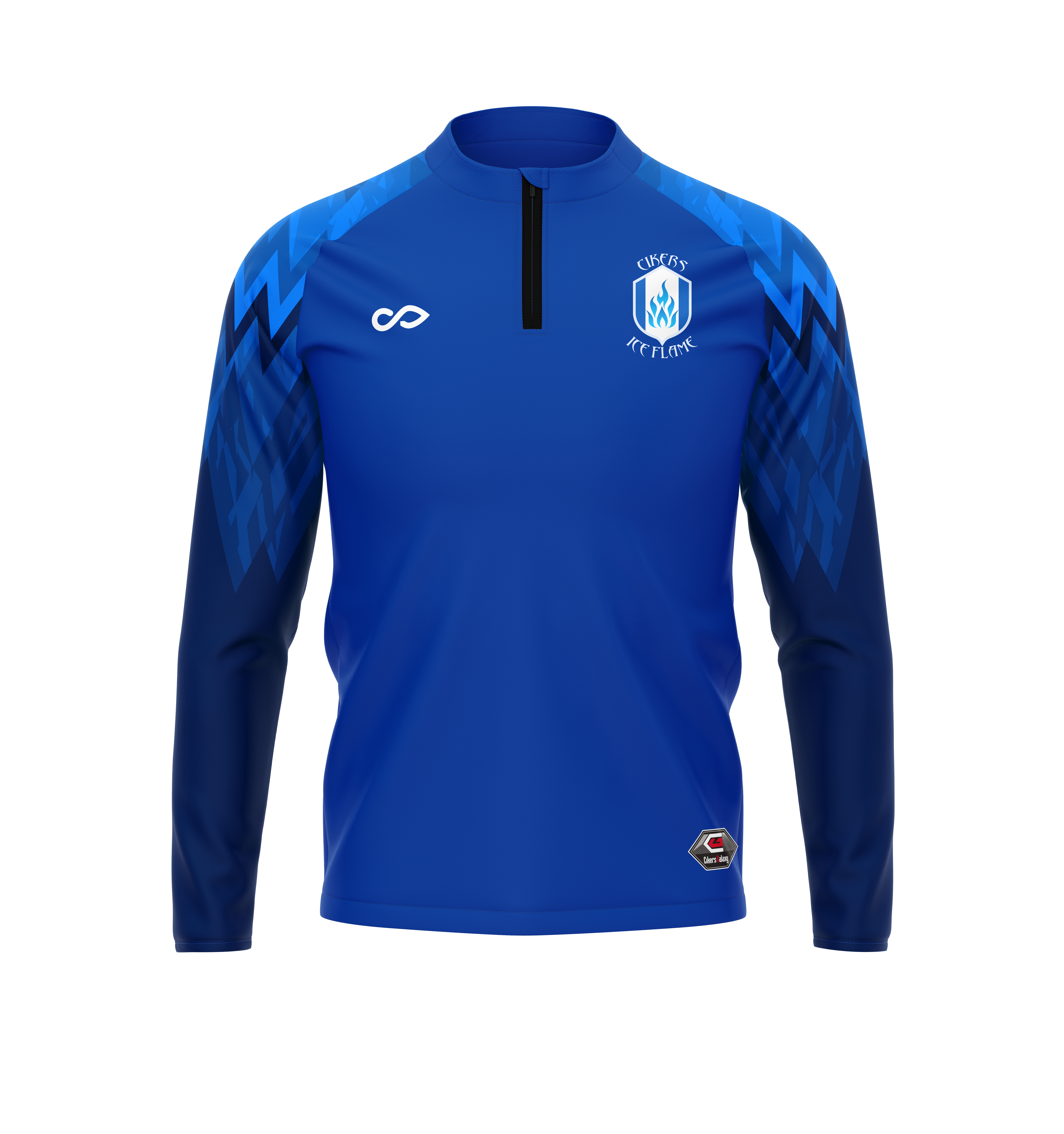 Haut d'entraînement 1/4 zip Ice Flame