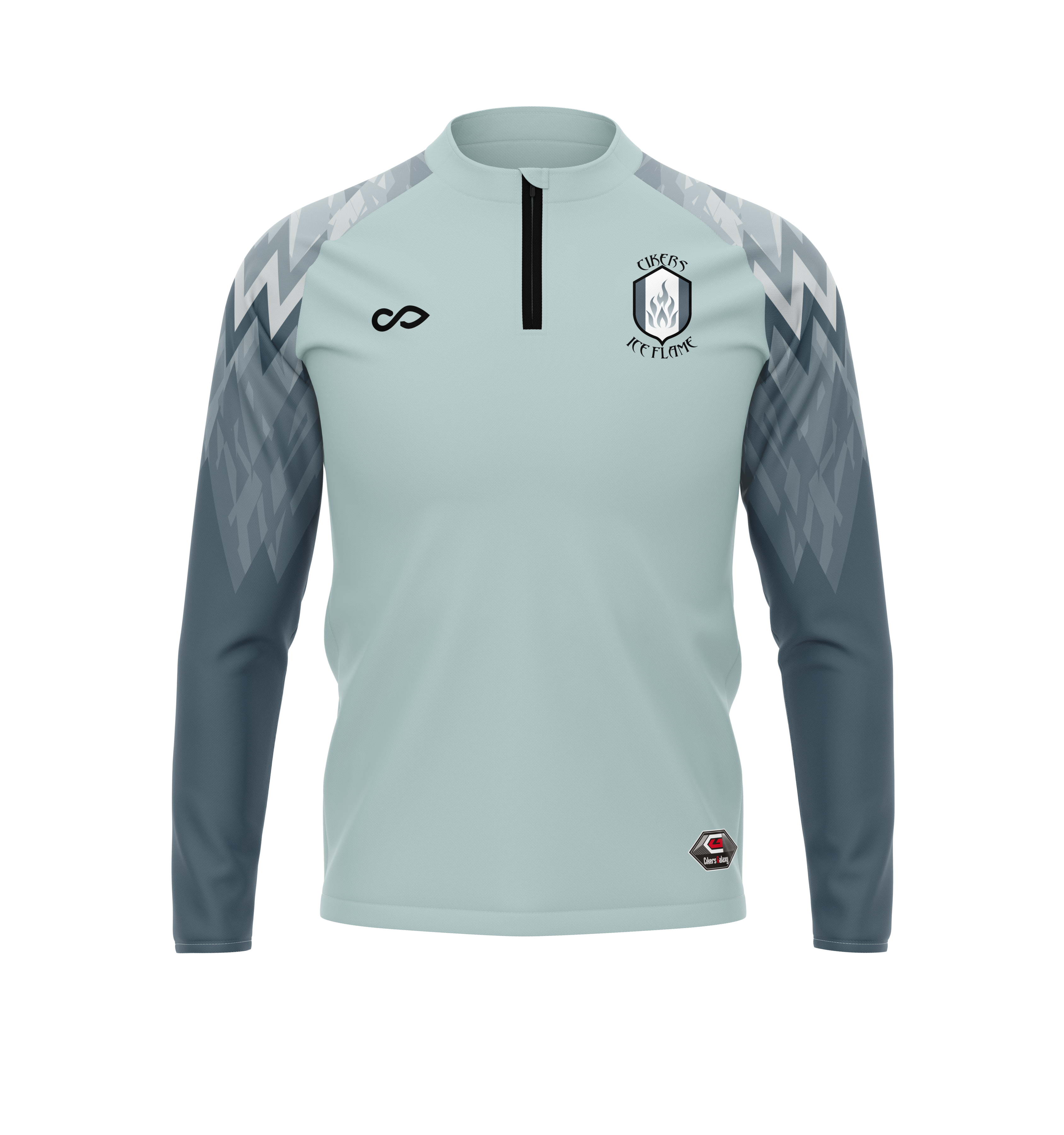 Haut d'entraînement 1/4 zip Ice Flame