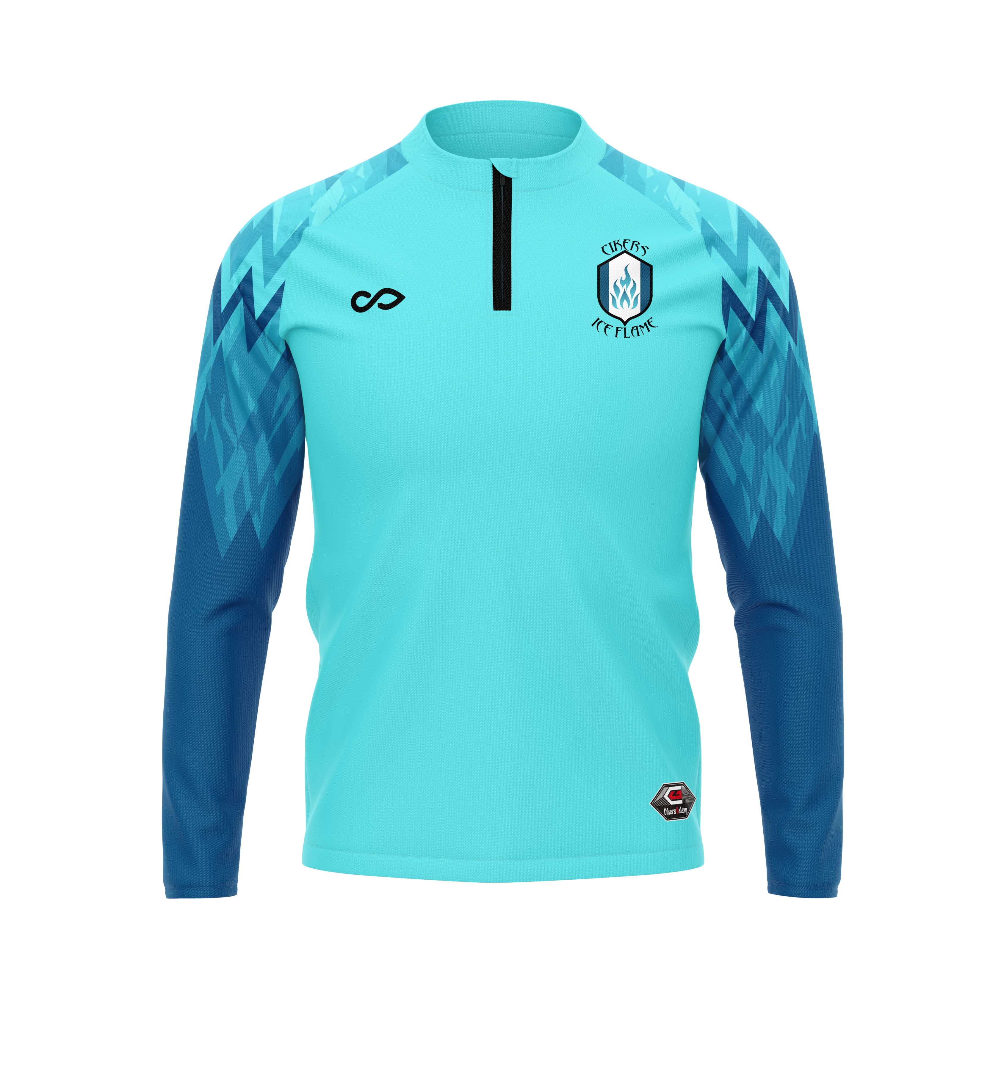 Haut d'entraînement 1/4 zip Ice Flame