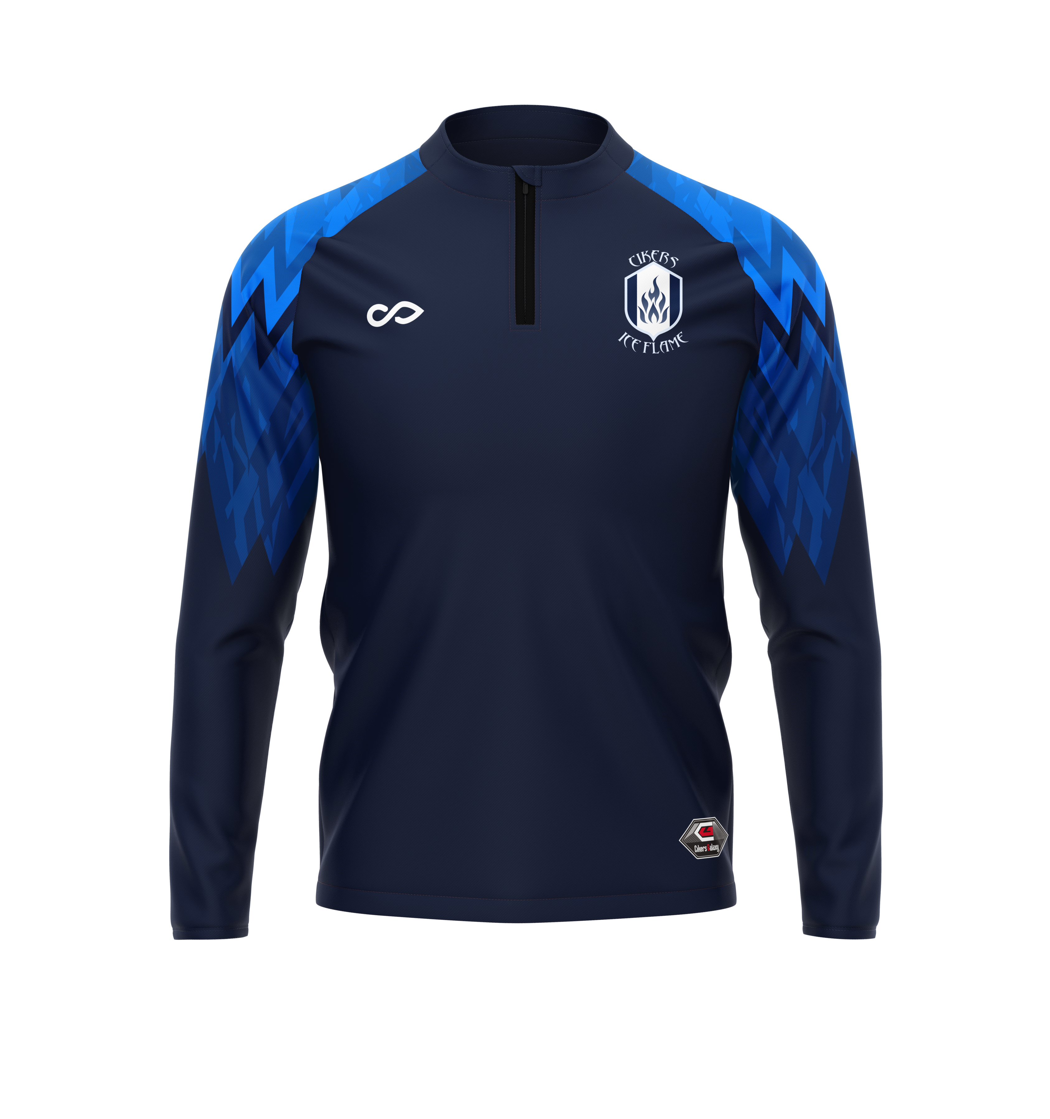 Haut d'entraînement 1/4 zip Ice Flame