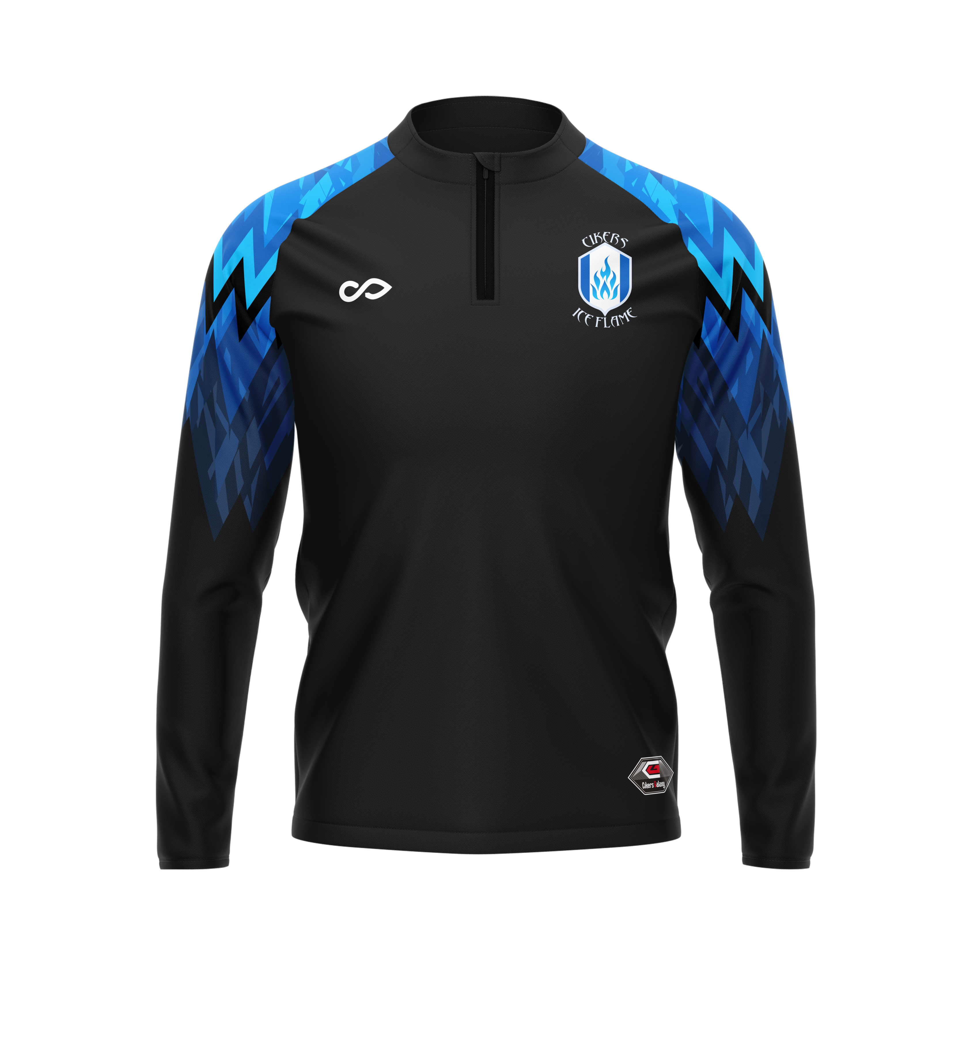 Haut d'entraînement 1/4 zip Ice Flame