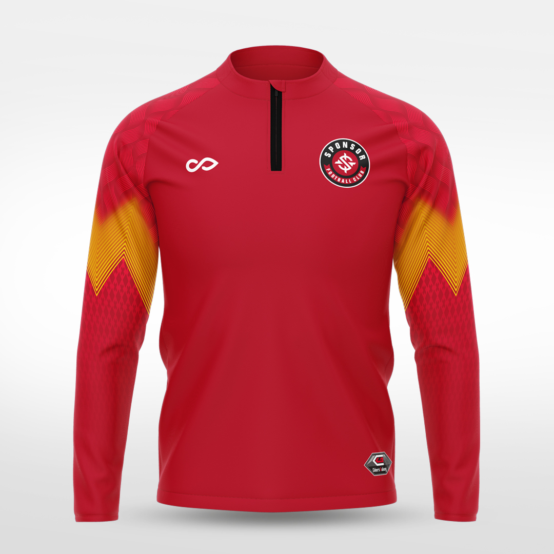 Haut d'entraînement 1/4zip Rêves En Feu