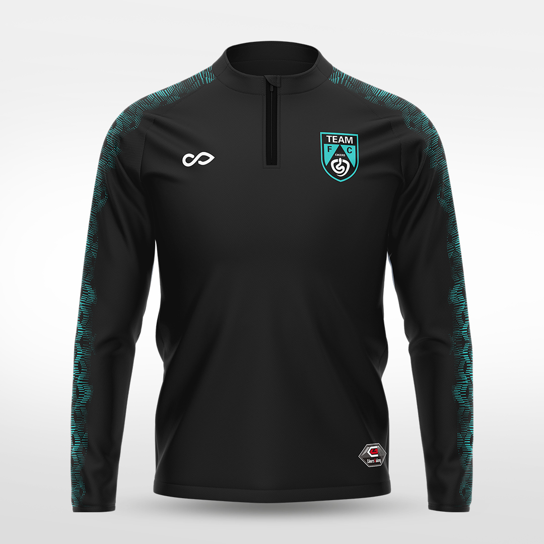Haut d'entraînement 1/4 zip - Ombre Nocturne