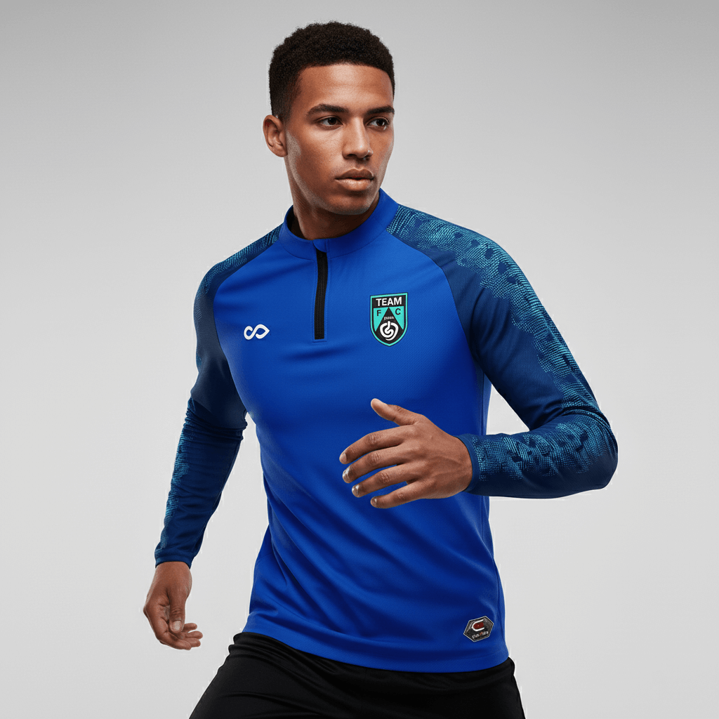 Haut d'entraînement 1/4 zip - Ombre Nocturne