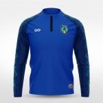 Haut d'entraînement 1/4 zip - Ombre Nocturne