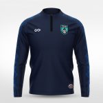 Haut d'entraînement 1/4 zip - Ombre Nocturne