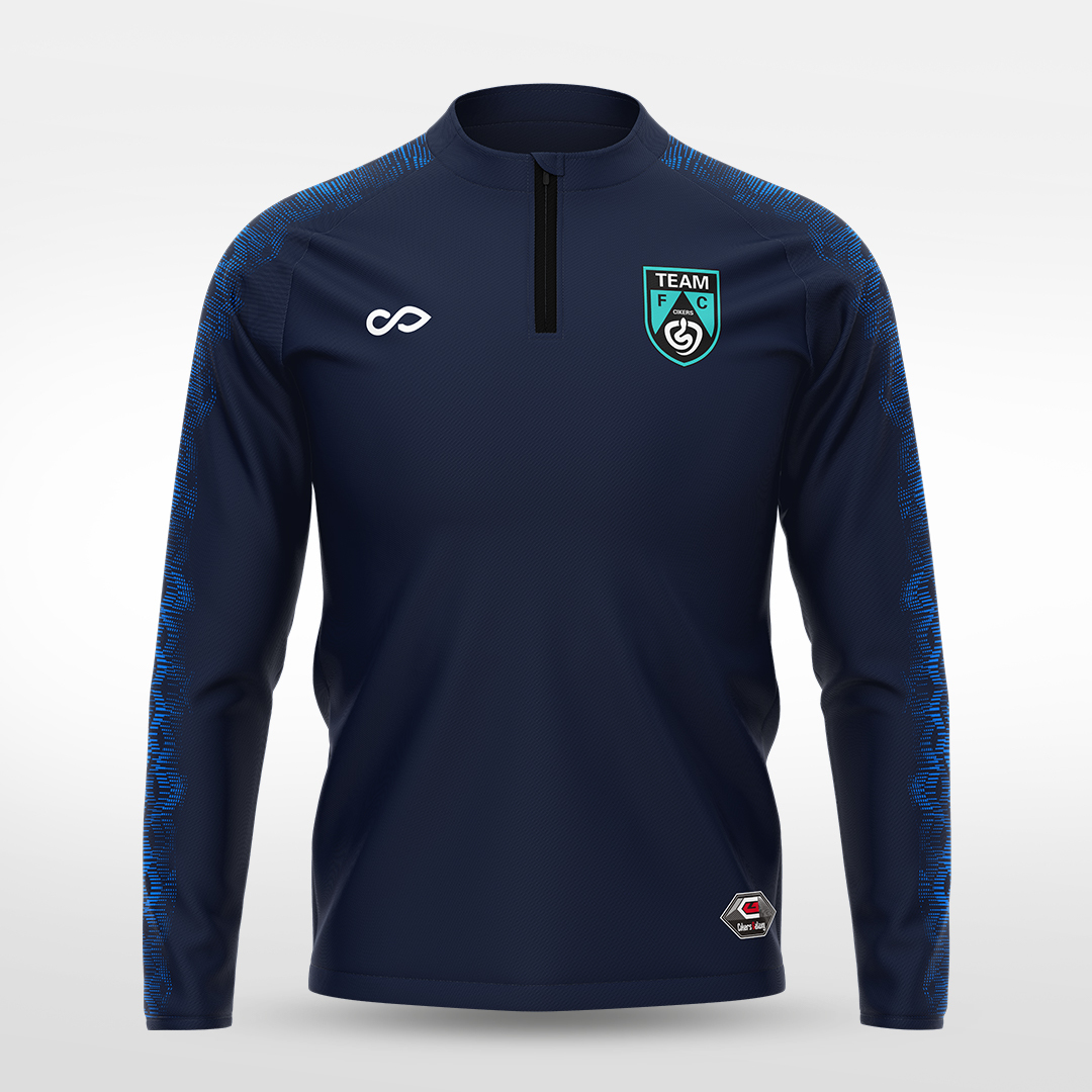 Haut d'entraînement 1/4 zip - Ombre Nocturne