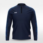 Haut d'entraînement 1/4 zip - Ombre Nocturne