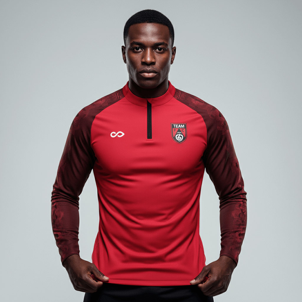 Haut d'entraînement 1/4 zip - Ombre Nocturne