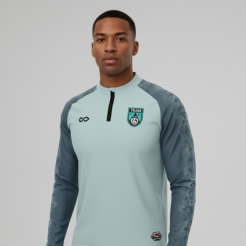 Haut d'entraînement 1/4 zip - Ombre Nocturne