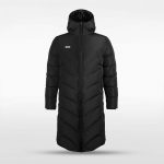 Parka longue à capuche