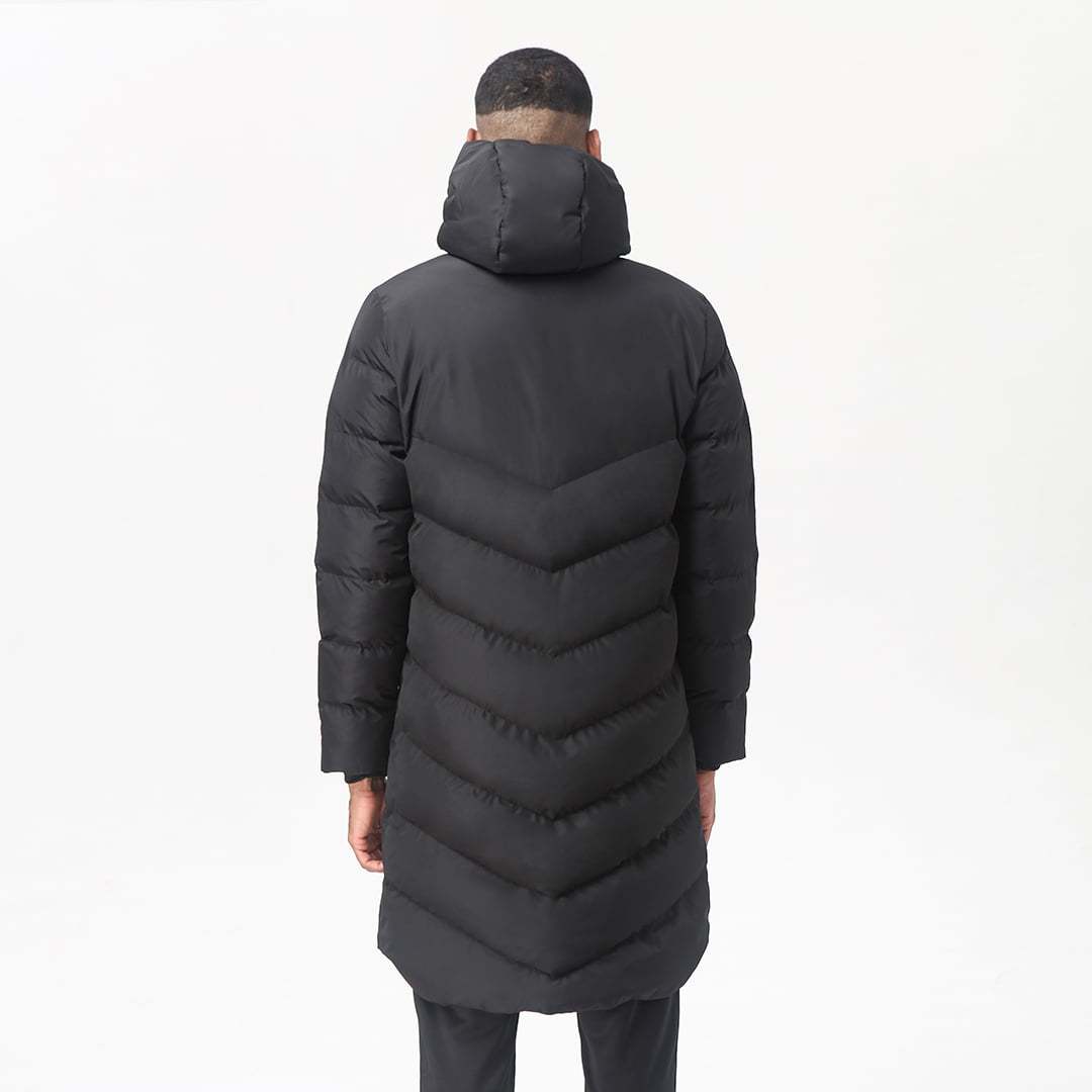 Parka longue à capuche