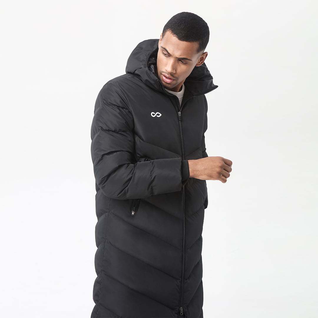 Parka longue à capuche