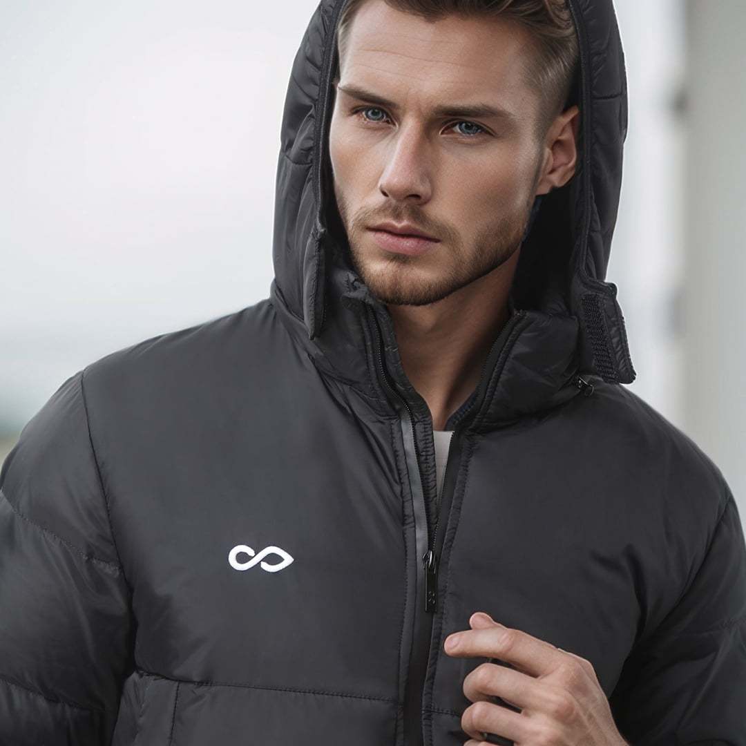 Parka longue à capuche